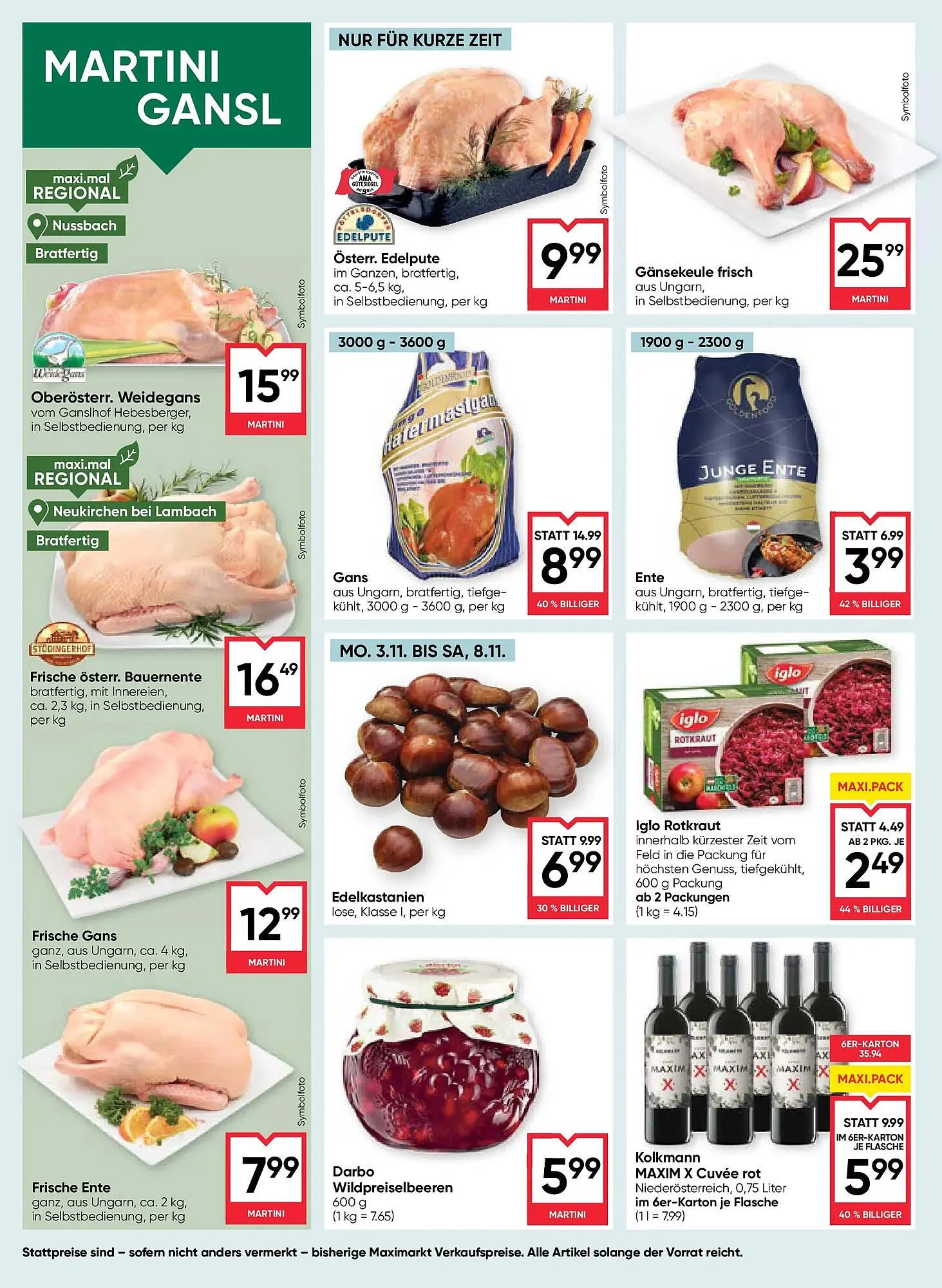 Maximarkt Flugblatt von 6. November bis 12. November 2025 - Flugblätt seite 10