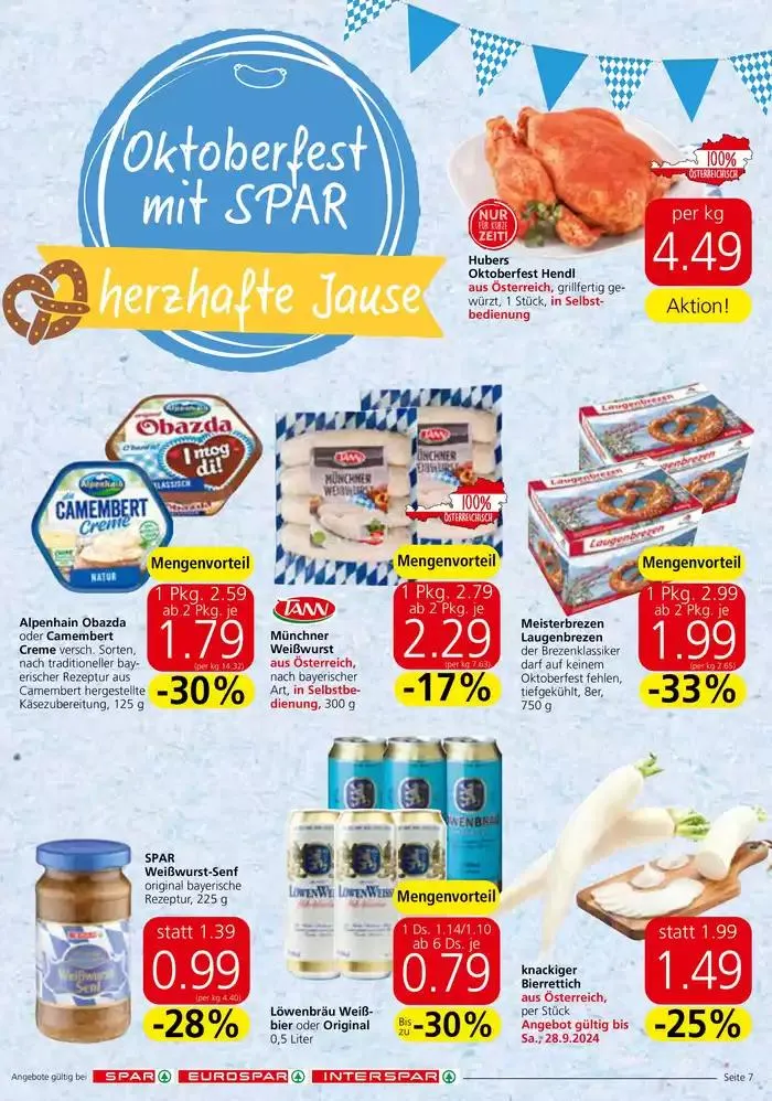 Tolles Angebot für alle Kunden von 25. September bis 9. Oktober 2024 - Flugblätt seite 7