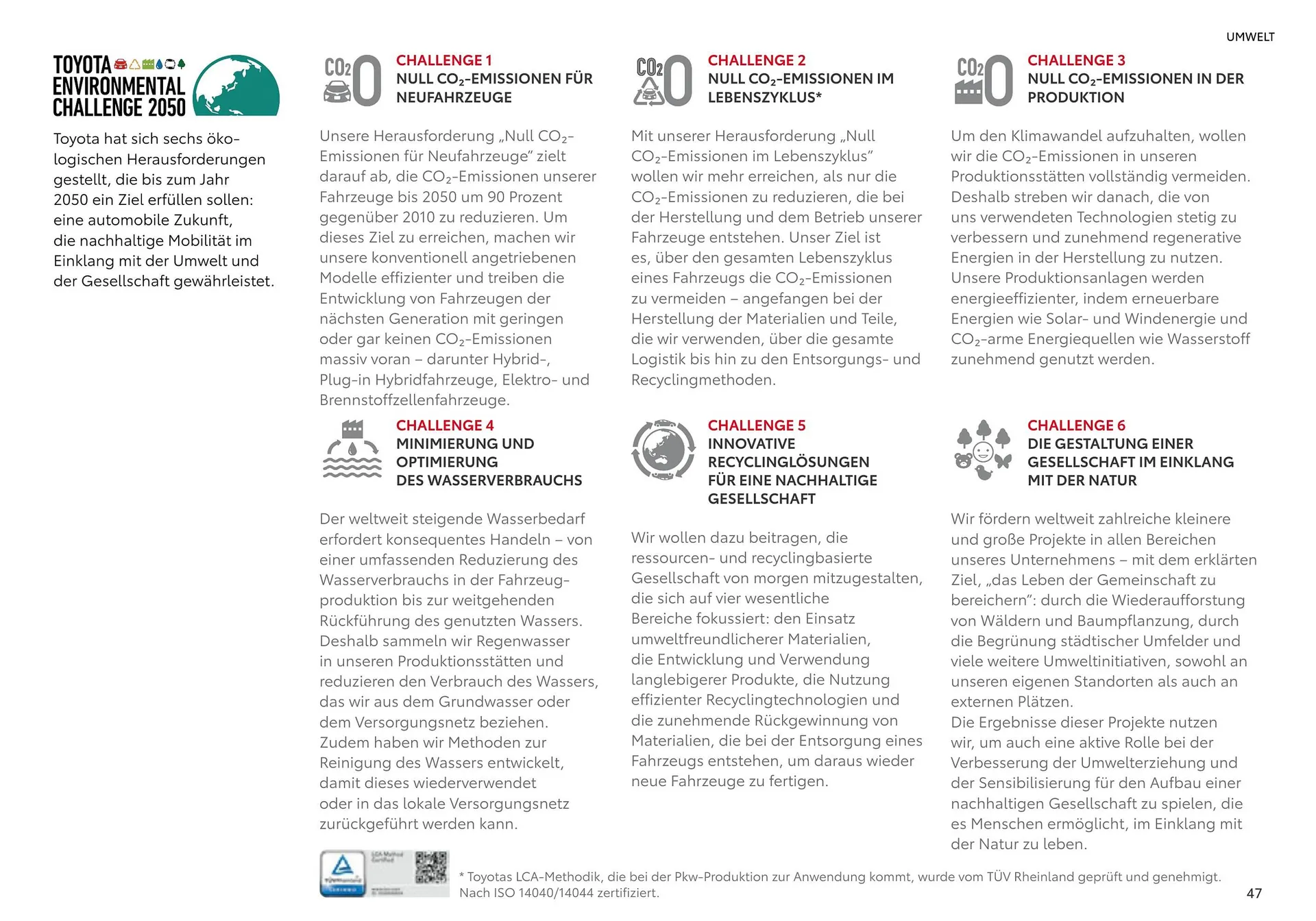 Toyota Flugblatt von 1. April bis 20. Oktober 2026 - Flugblätt seite 47