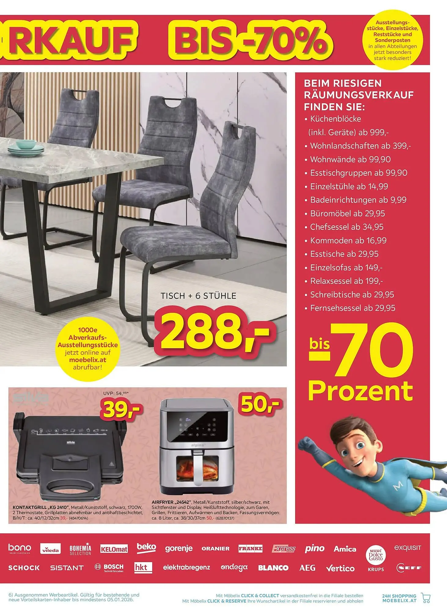 Möbelix Prospekt von 22. Dezember bis 5. Jänner 2026 - Flugblätt seite  3