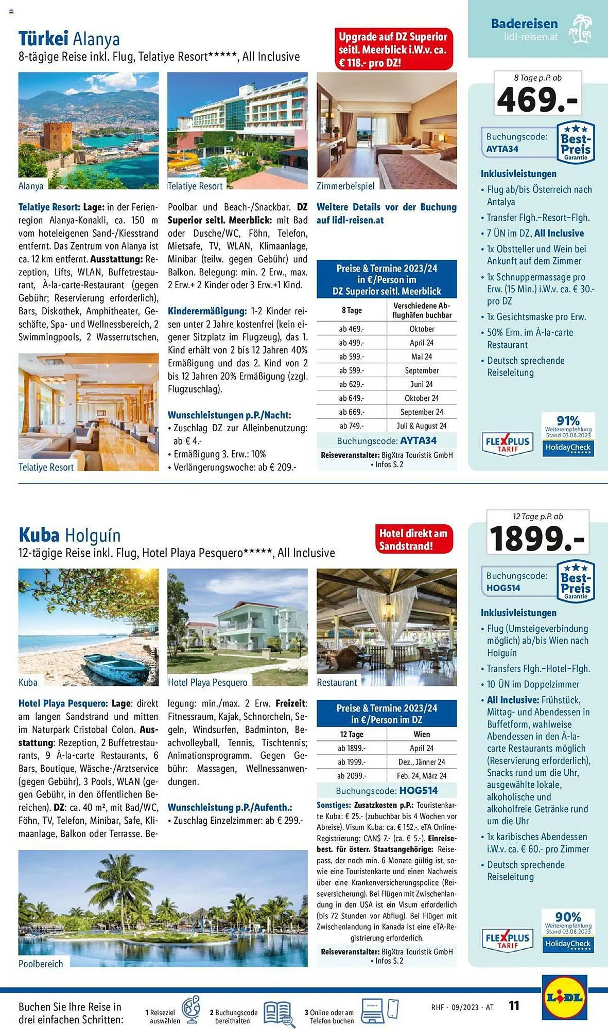 Lidl Flugblatt von 30. August bis 30. September 2023 - Flugblätt seite 11