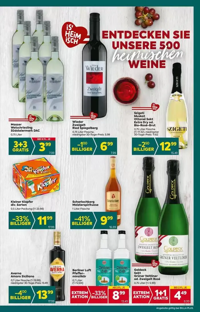 Vorschau BILLA PLUS Wien KW43 von 22. Oktober bis 5. November 2024 - Flugblätt seite 19