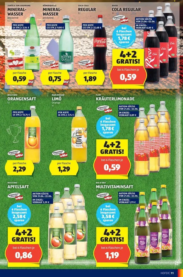 Blättern Sie online im HOFER Flugblatt von 19. Juni bis 3. Juli 2024 - Flugblätt seite  13