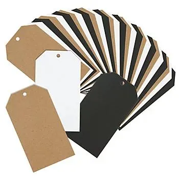 Geschenkanhänger "Label", 9 x 16 cm, 30 Stück