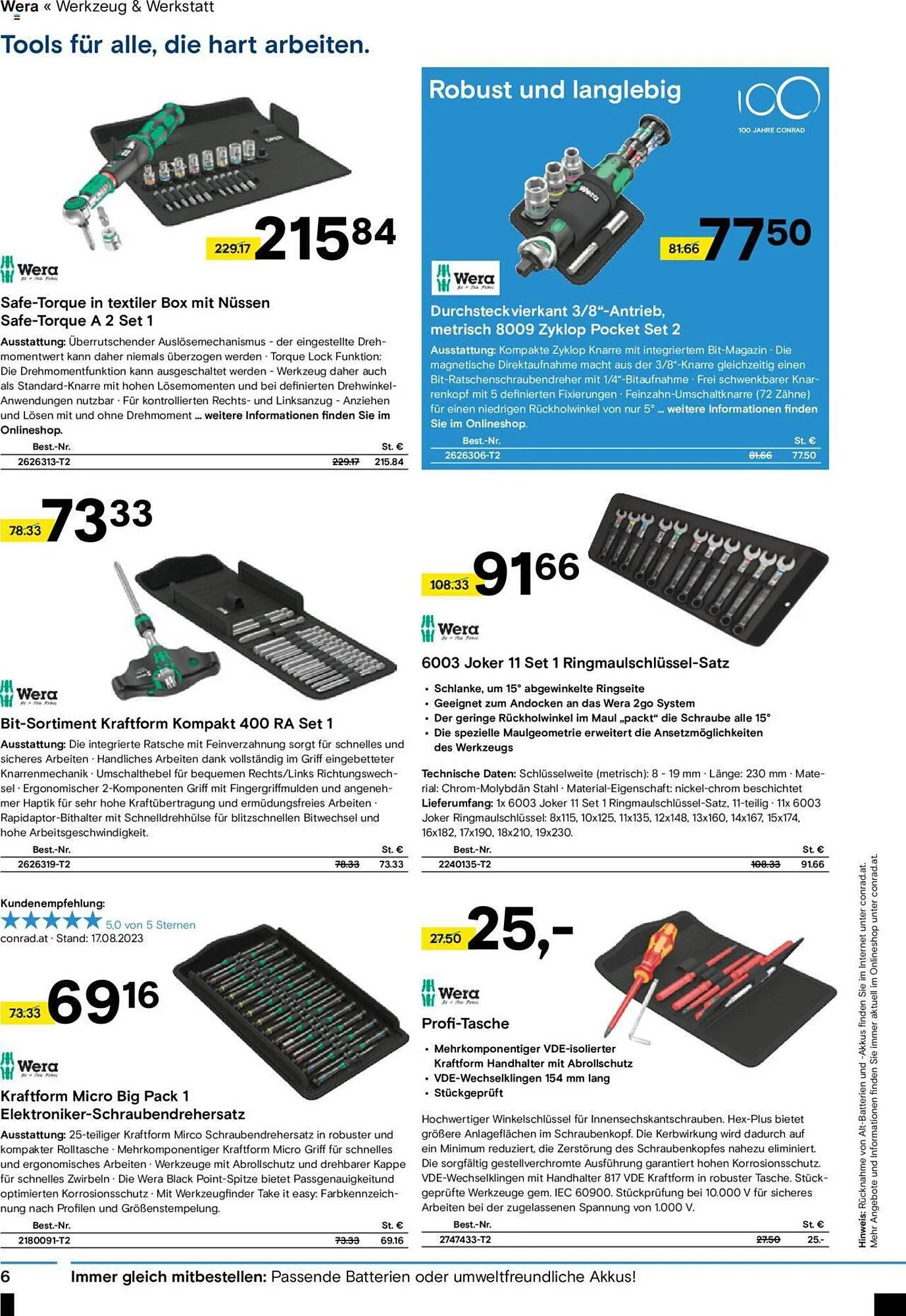 Conrad Flugblatt von 4. September bis 22. Oktober 2023 - Flugblätt seite 8