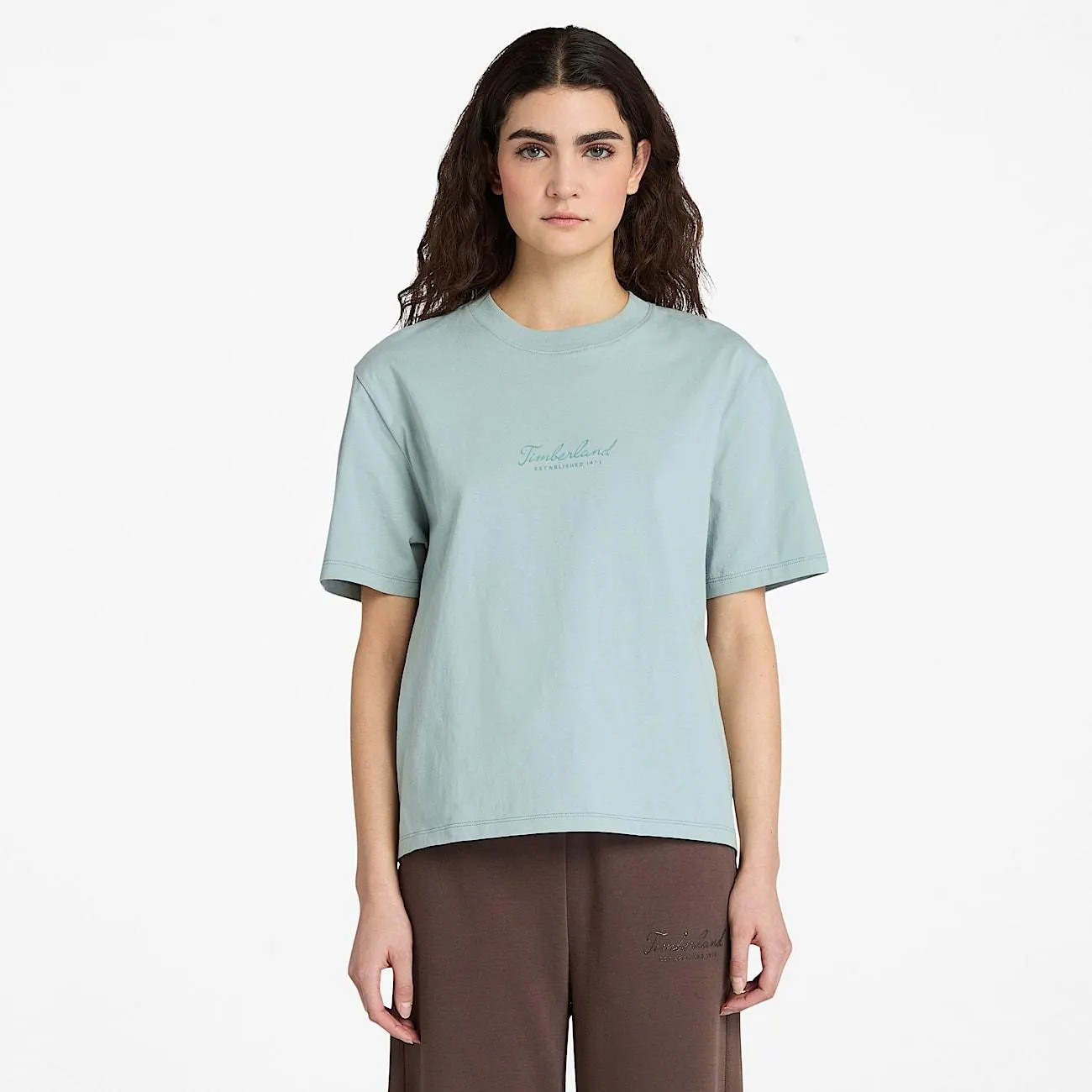 Lush Comfort Kurzarm-T-Shirt für Damen in Grau