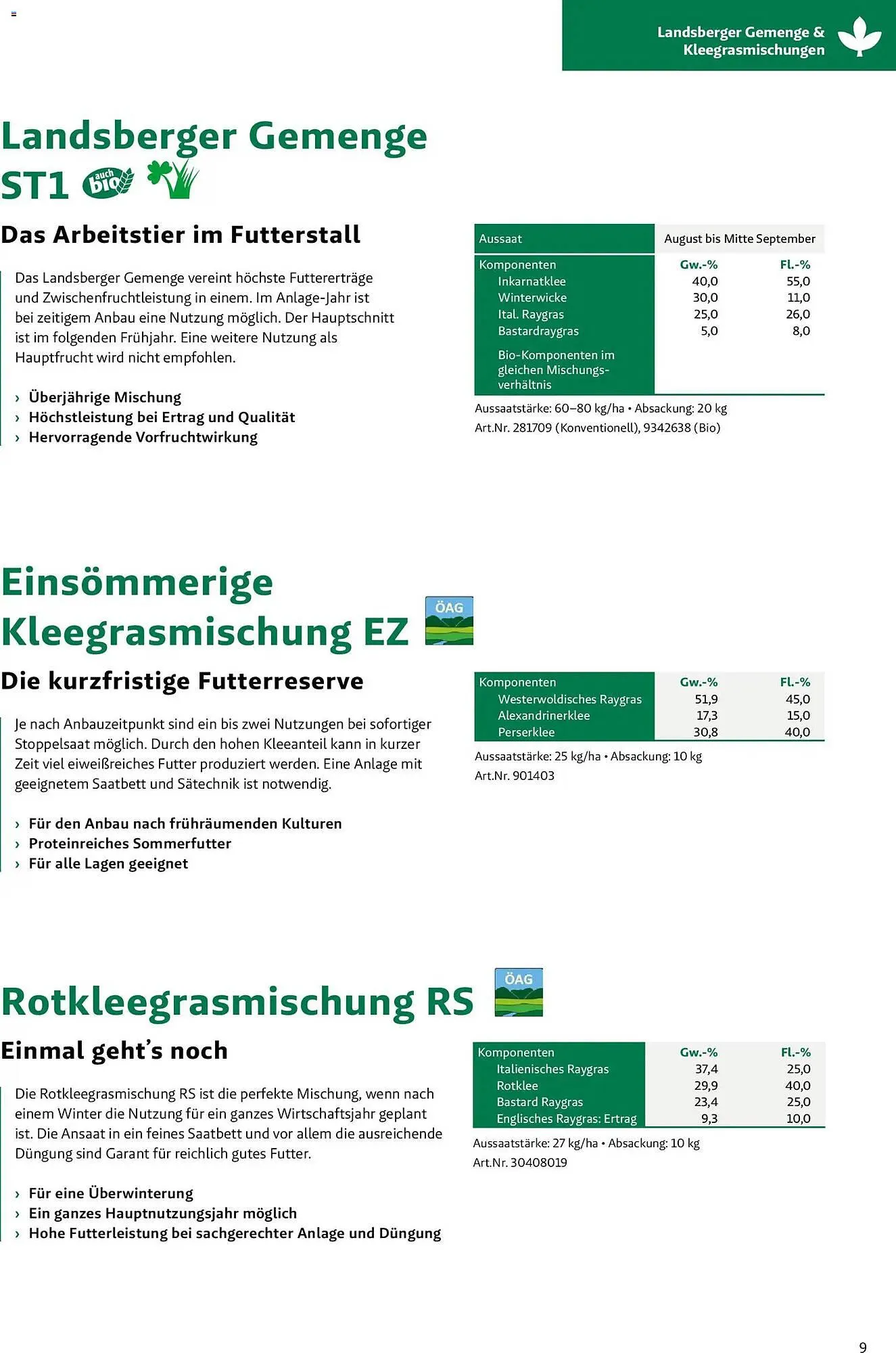 Lagerhaus Flugblatt von 26. März bis 26. September 2026 - Flugblätt seite  9
