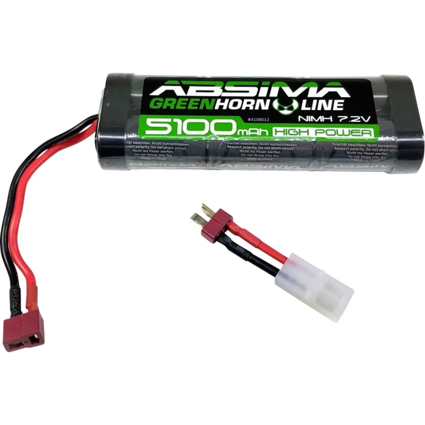 Absima Modellbau-Akkupack (NiMh) 7.2 V 5100 mAh Zellen-Zahl: 6 Hardcase T-Buchse, Tamiya-Buchse