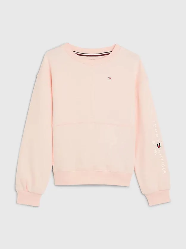 TH Established Sweatshirt mit Flag-Stickerei