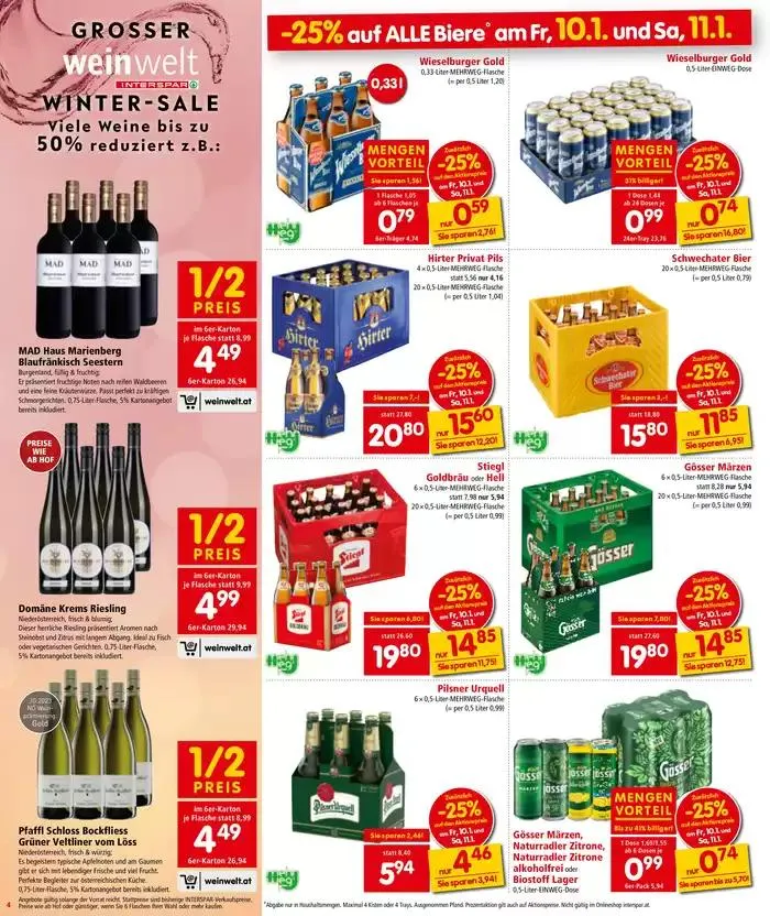 Rabatte und Aktionen von 10. Jänner bis 17. Jänner 2025 - Flugblätt seite 4