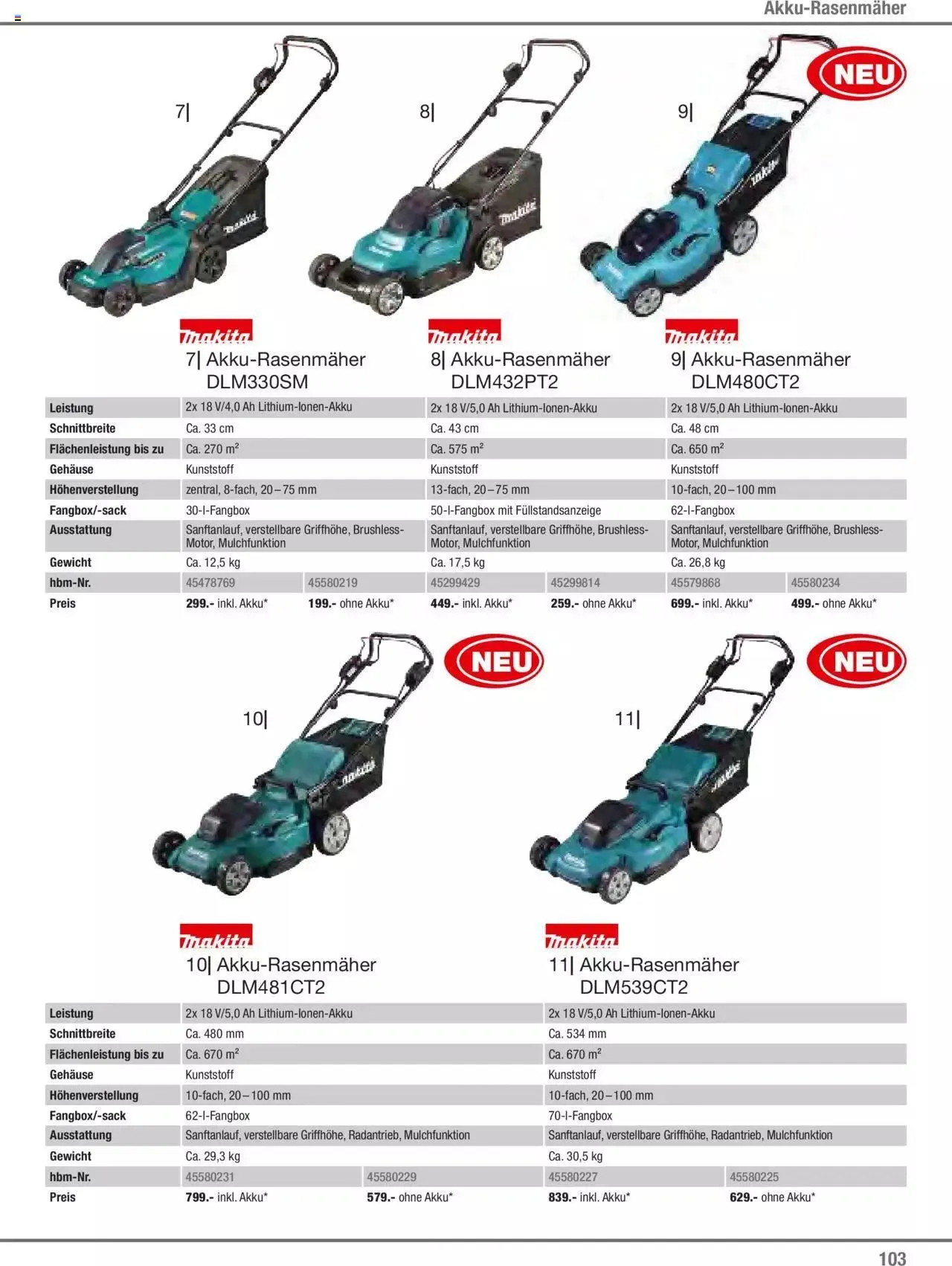 Hagebau Gartenjahr 2023 von 7. März bis 31. Dezember 2023 - Flugblätt seite  103