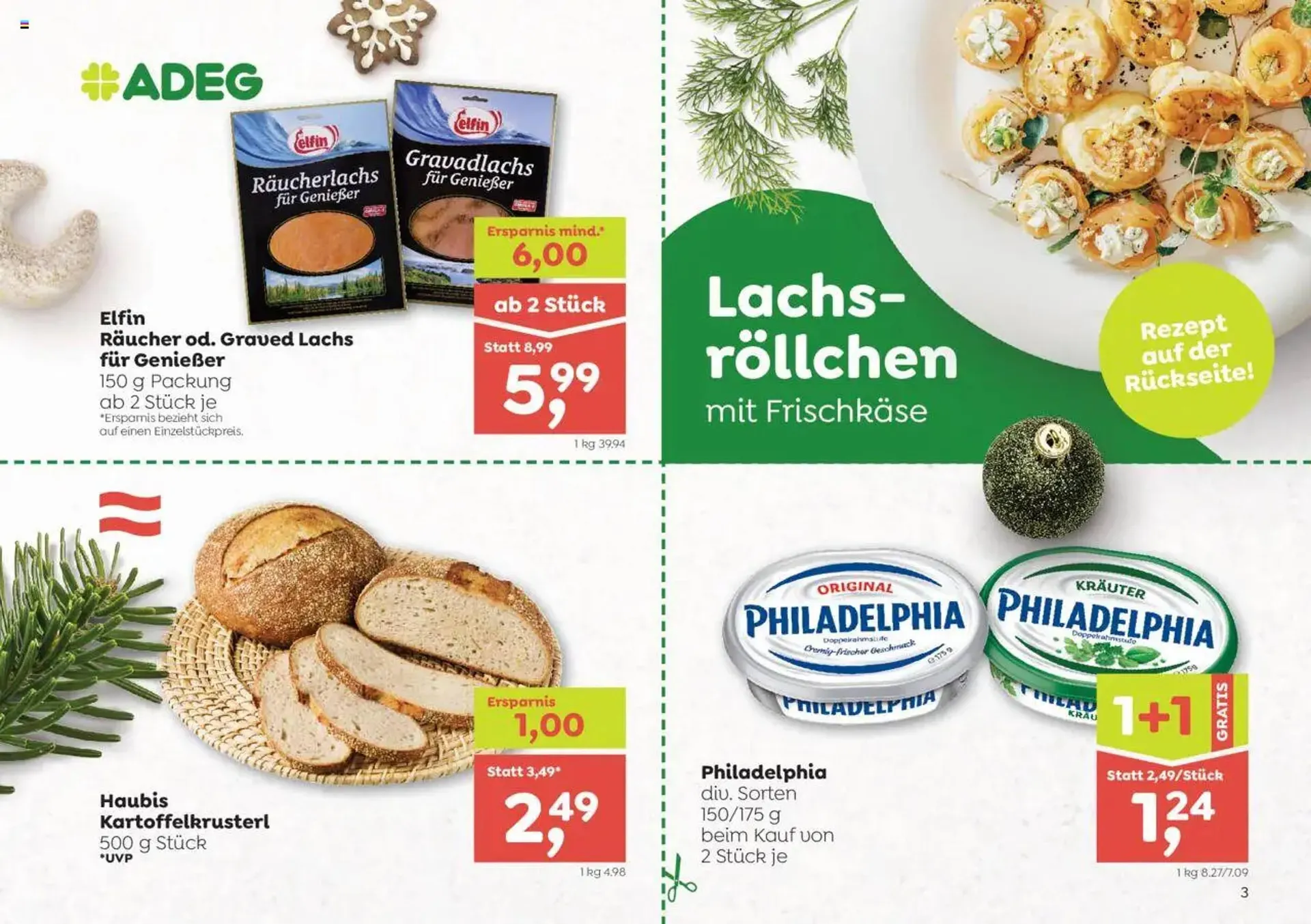 ADEG Flugblatt von 25. November bis 7. Dezember 2024 - Flugblätt seite 3