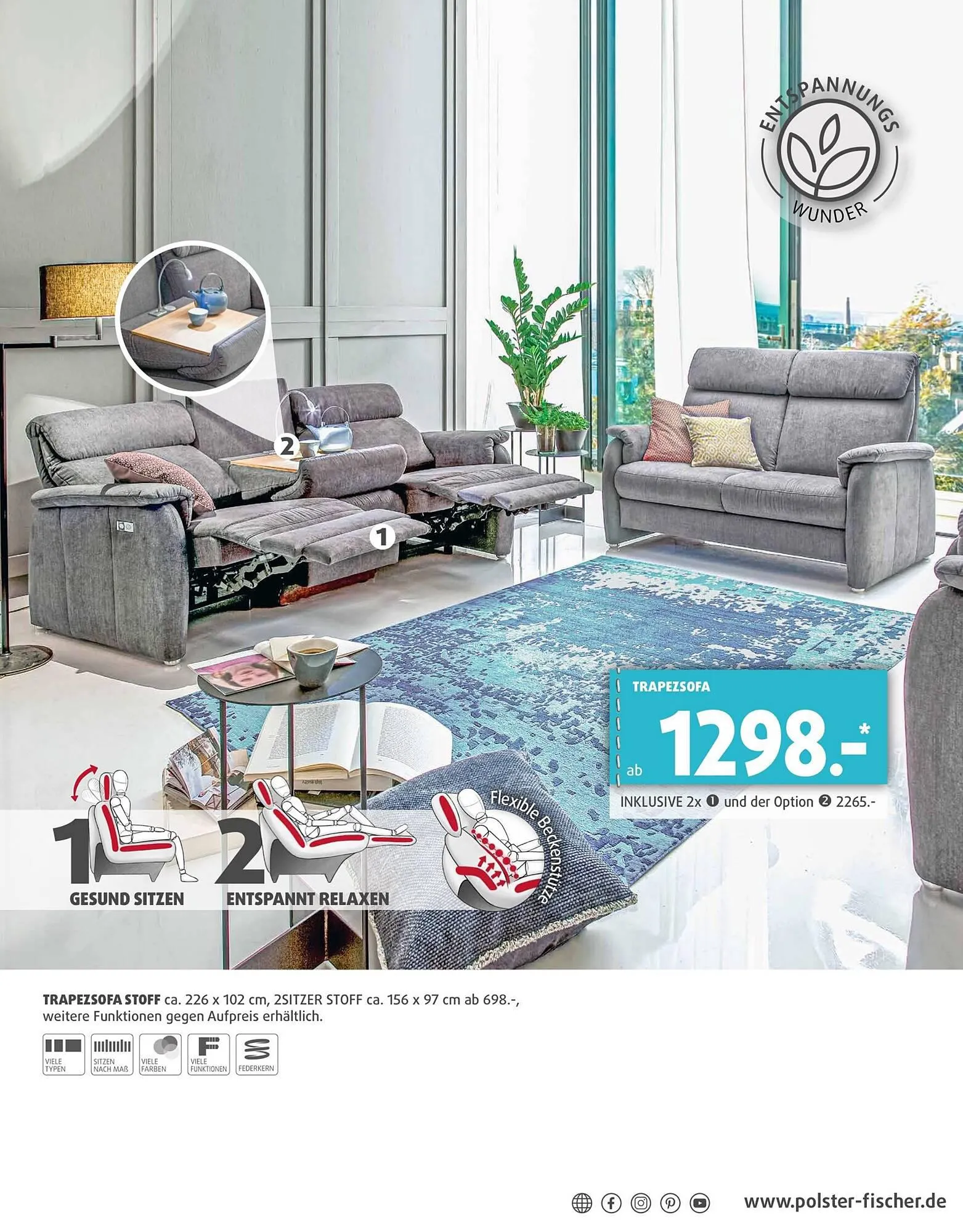 Polstermöbel Fischer Flugblatt von 15. Februar bis 17. März 2024 - Flugblätt seite 5