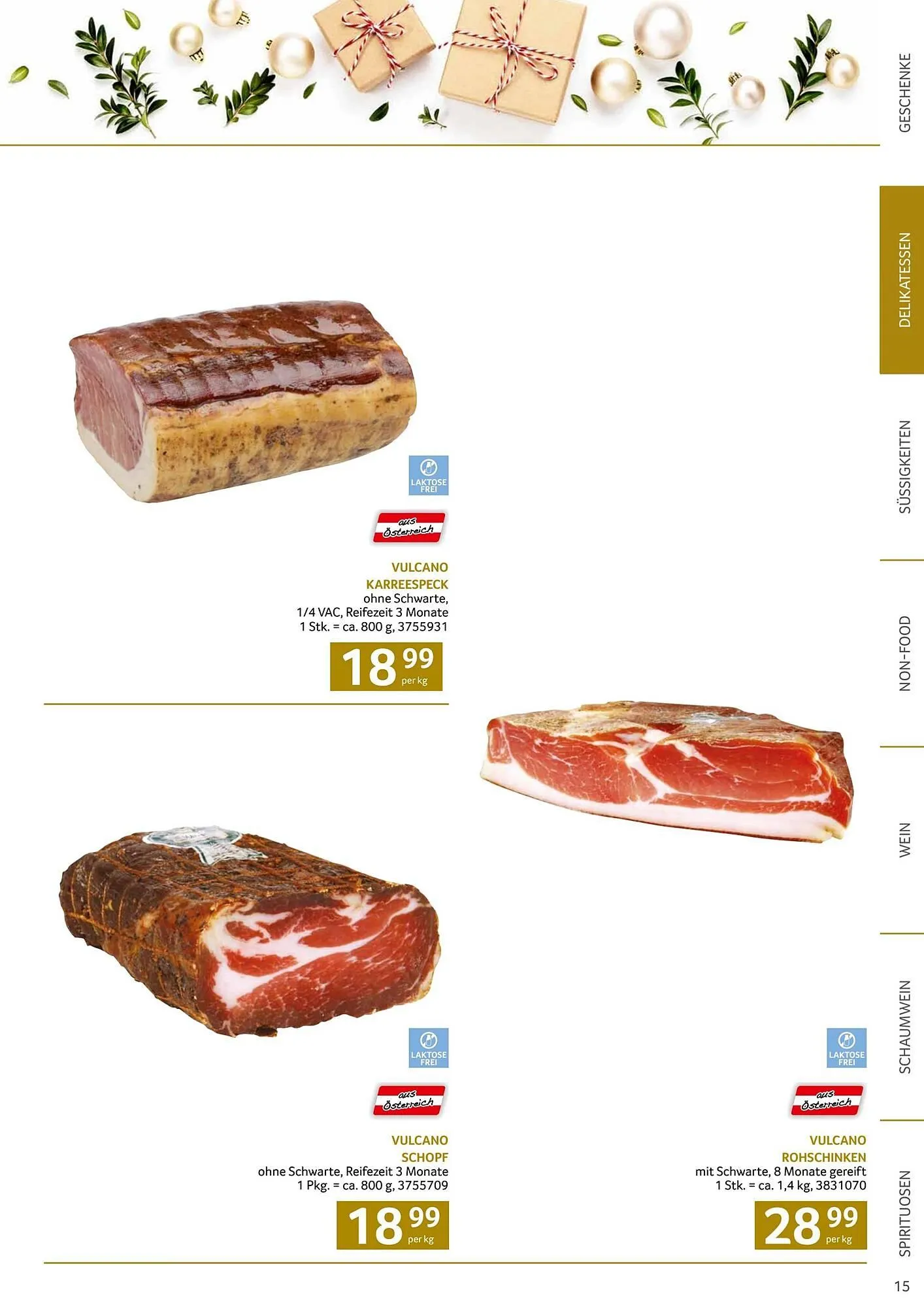 Transgourmet Flugblatt von 13. Oktober bis 24. Dezember 2025 - Flugblätt seite  15