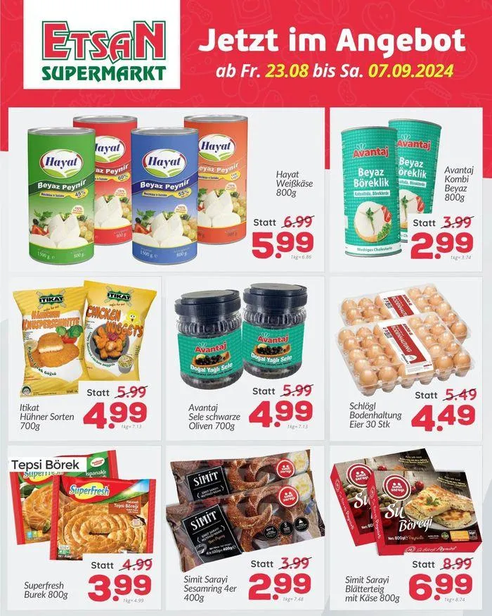 ETSAN Aktuelle Angebote von 31. August bis 14. September 2024 - Flugblätt seite 4