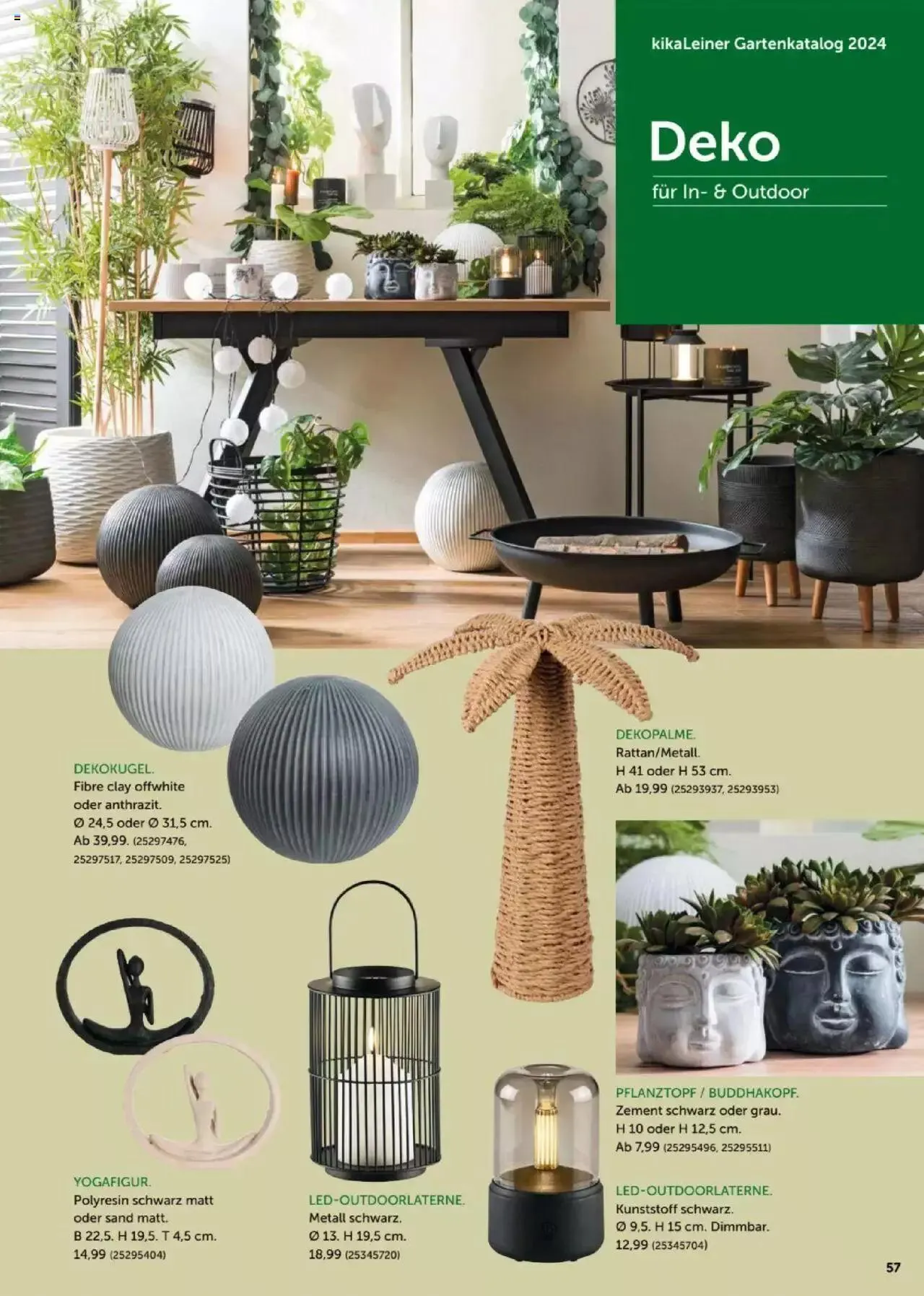 Leiner Garten Katalog 2024 von 4. März bis 30. September 2024 - Flugblätt seite 57