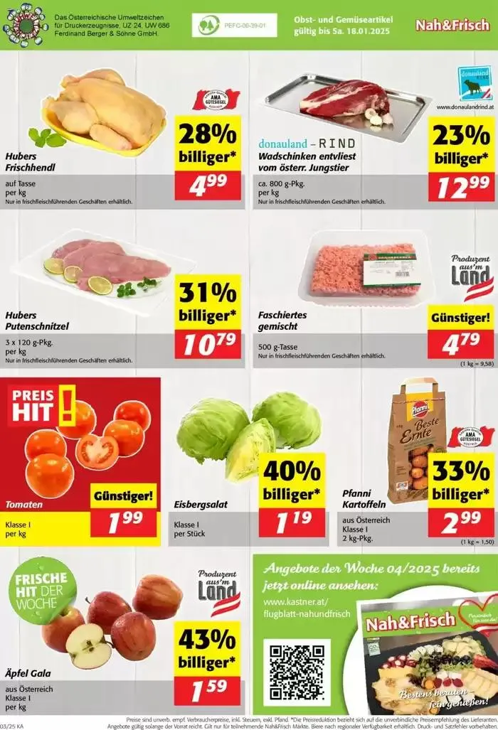 Aktuelle Sonderaktionen von 15. Jänner bis 21. Jänner 2025 - Flugblätt seite  8