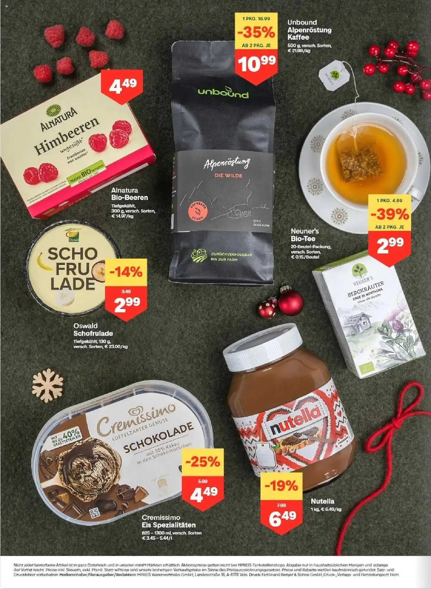 MPreis Flugblatt von 11. Dezember bis 17. Dezember 2025 - Flugblätt seite  10
