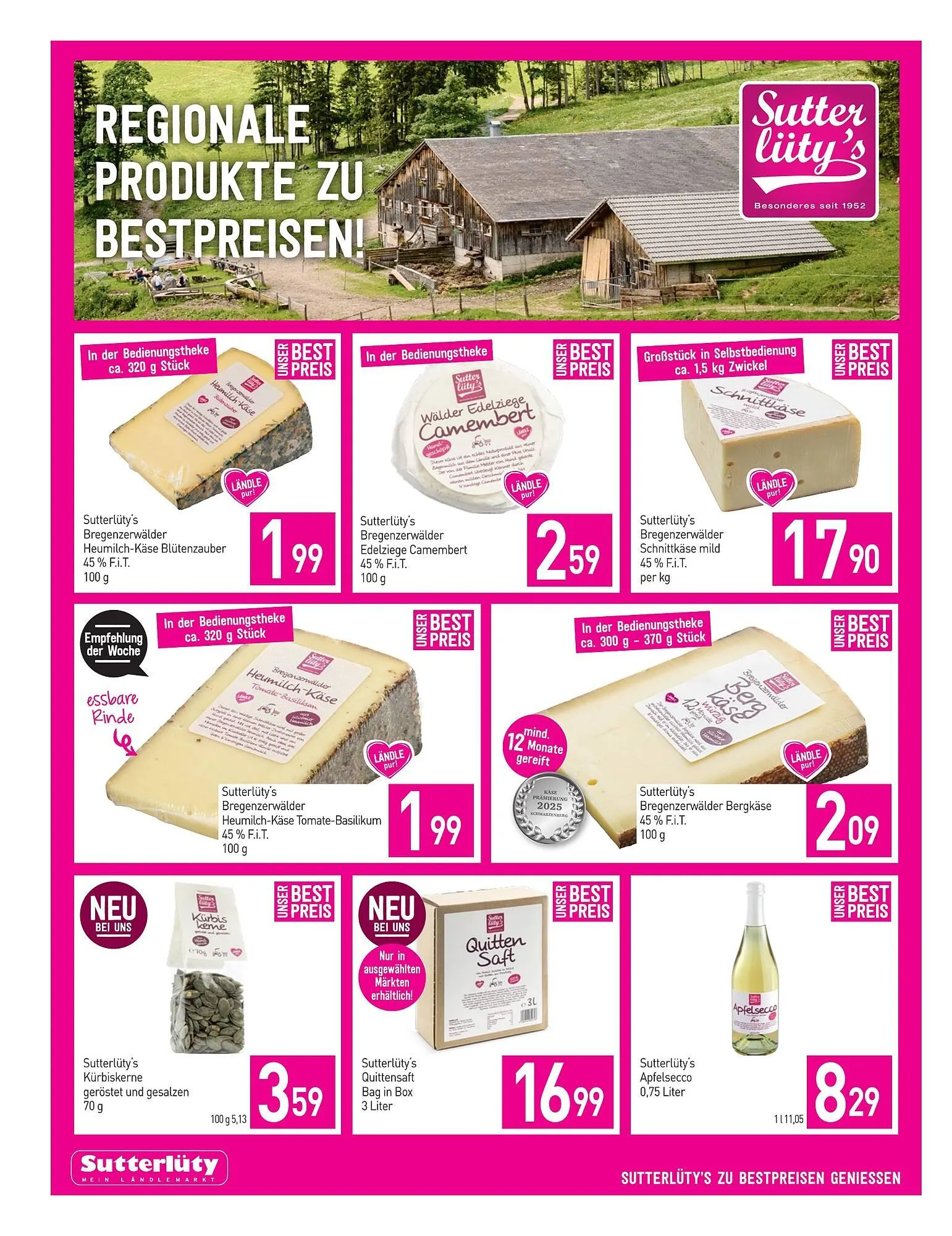 Sutterlüty Flugblatt von 29. Jänner bis 4. Februar 2026 - Flugblätt seite  8