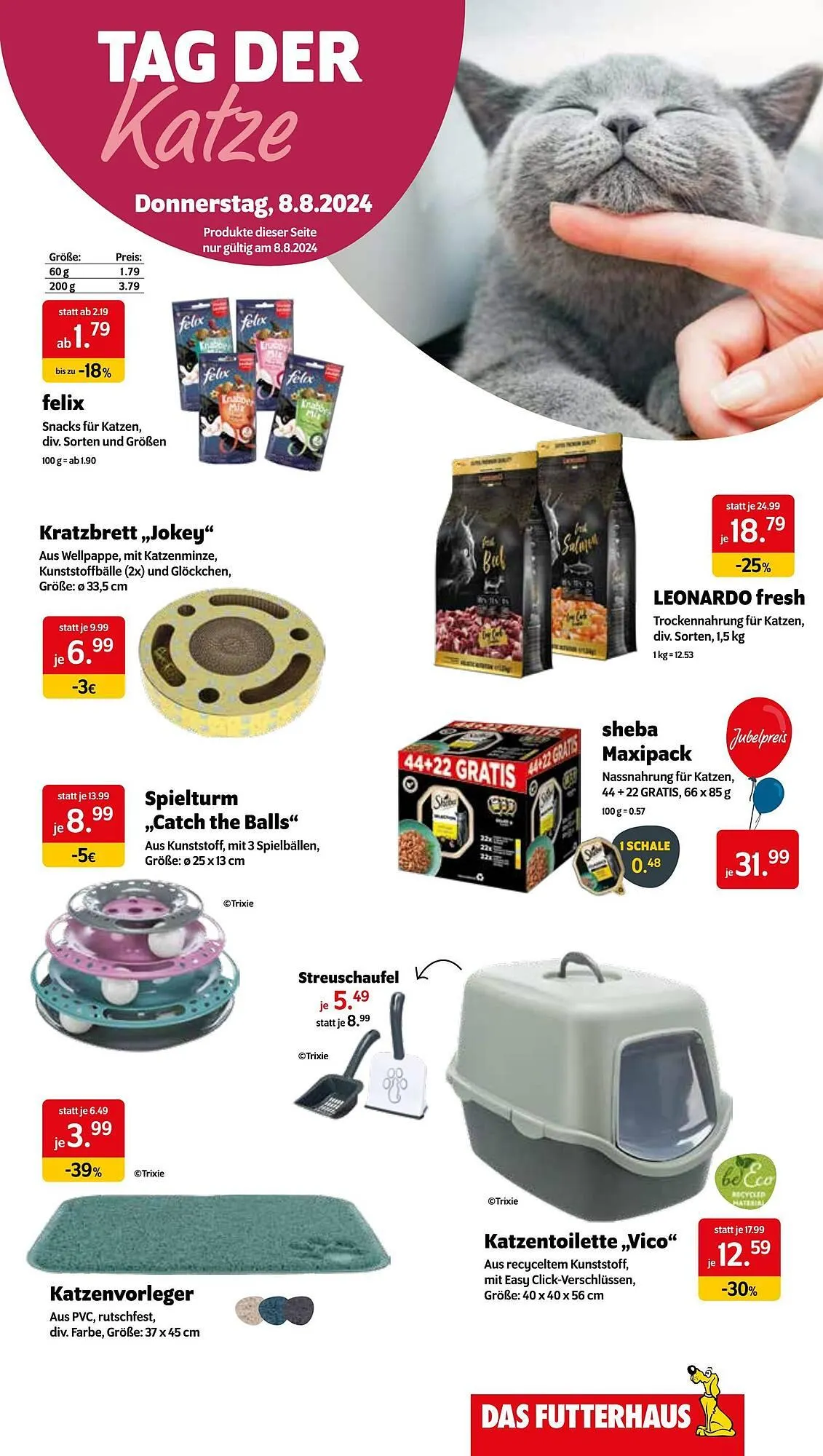 Das Futterhaus Flugblatt von 25. Juli bis 8. August 2024 - Flugblätt seite  7