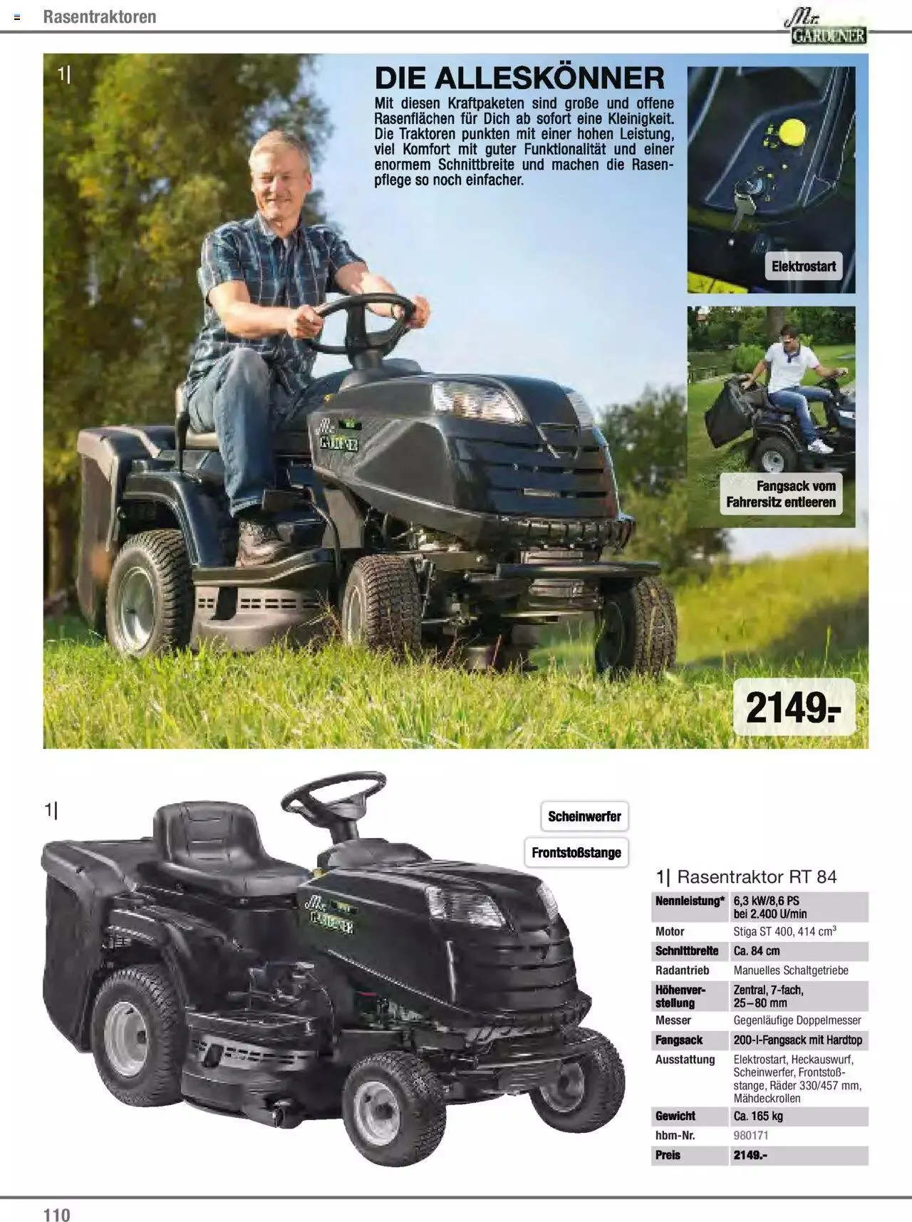 Hagebau Gartenjahr 2023 von 7. März bis 31. Dezember 2023 - Flugblätt seite  110