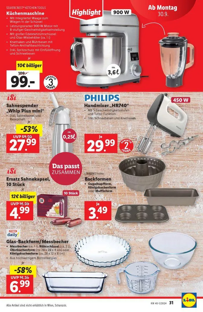 Aktuelle Flugblätter Ab Donnerstag, 26.9. von 26. September bis 2. Oktober 2024 - Flugblätt seite  33