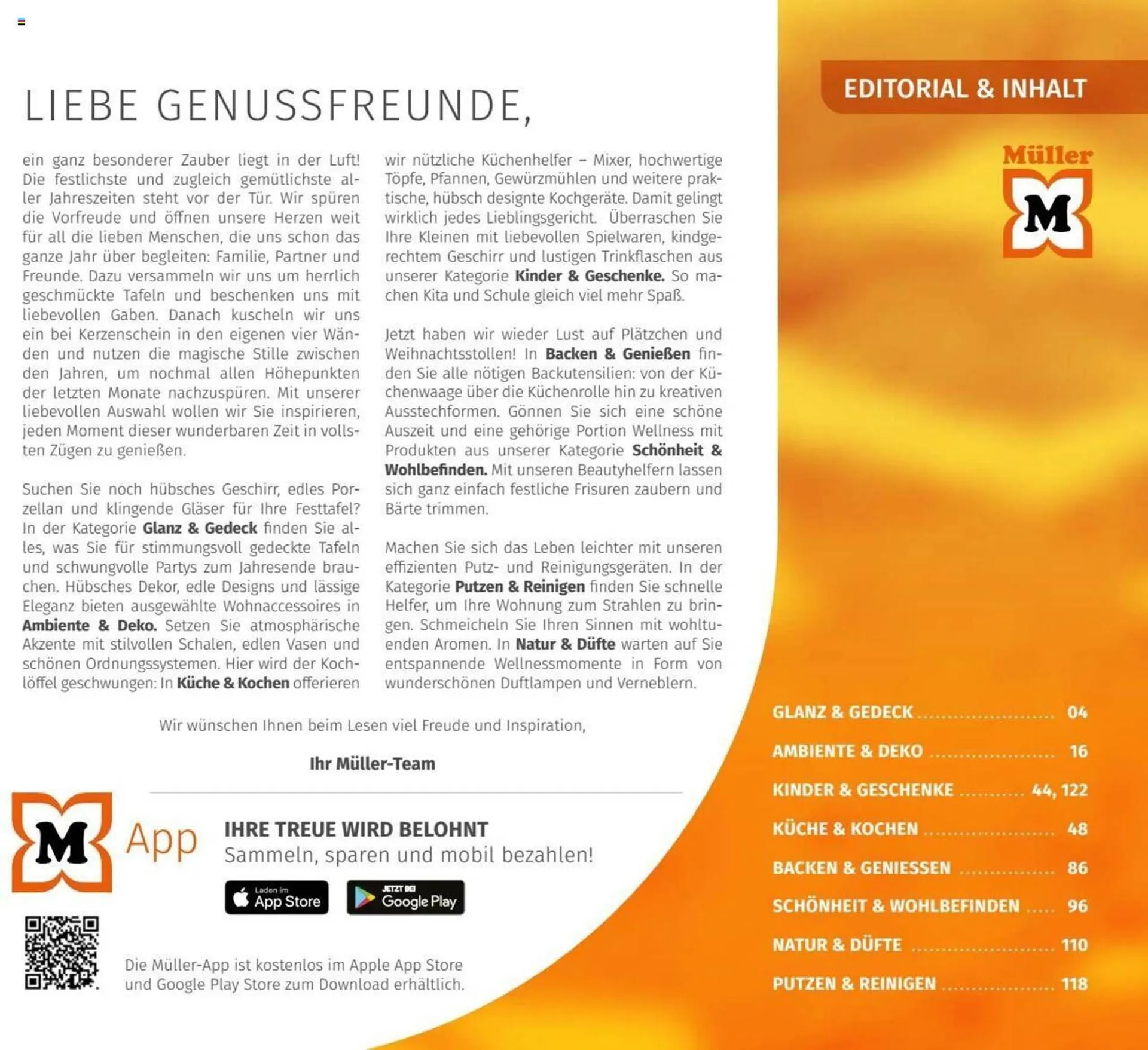 Müller Flugblatt von 1. Oktober bis 31. Dezember 2024 - Flugblätt seite  3