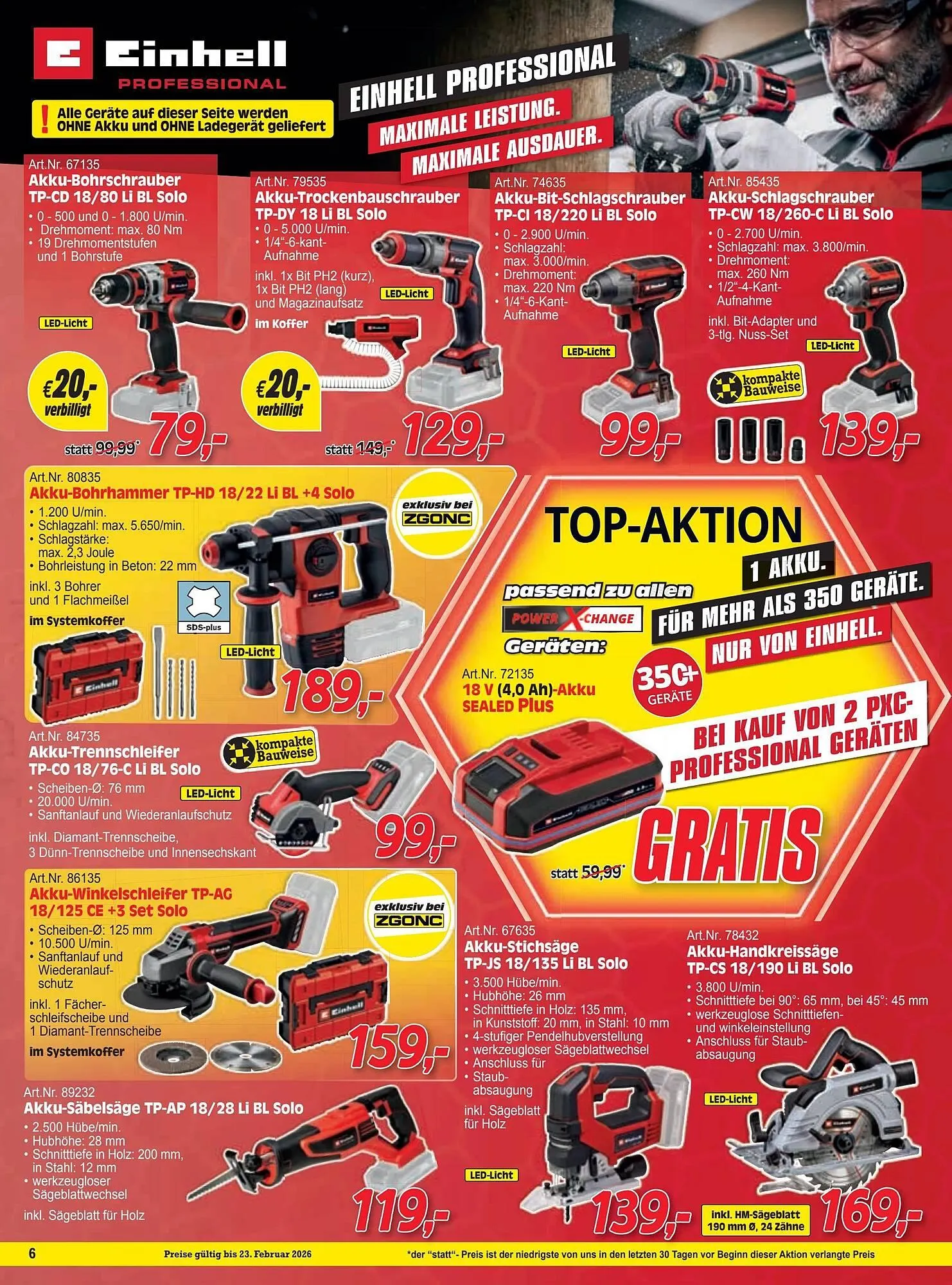 Zgonc Flugblatt von 1. Februar bis 23. Februar 2026 - Flugblätt seite 6