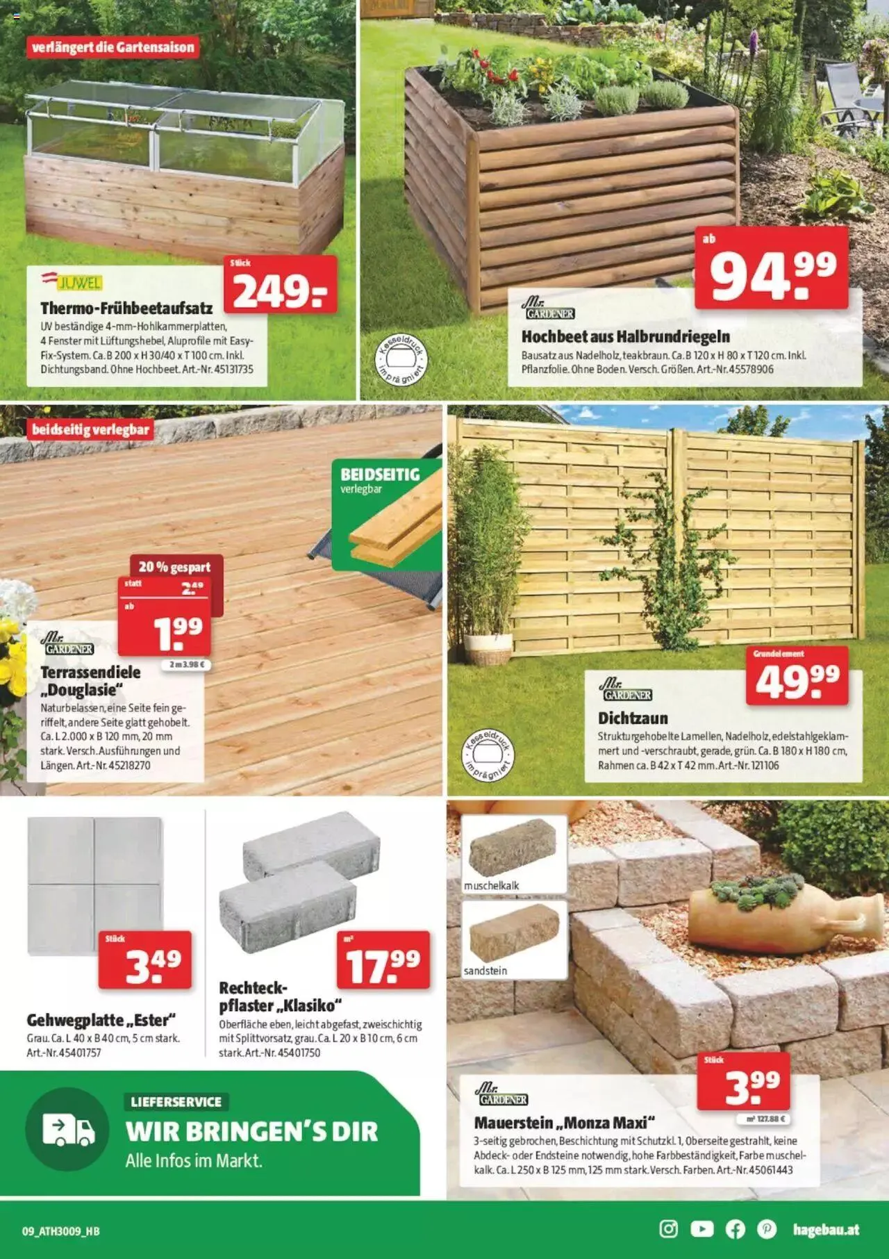 Hagebau Flugblatt von 28. Februar bis 9. März 2024 - Flugblätt seite  9