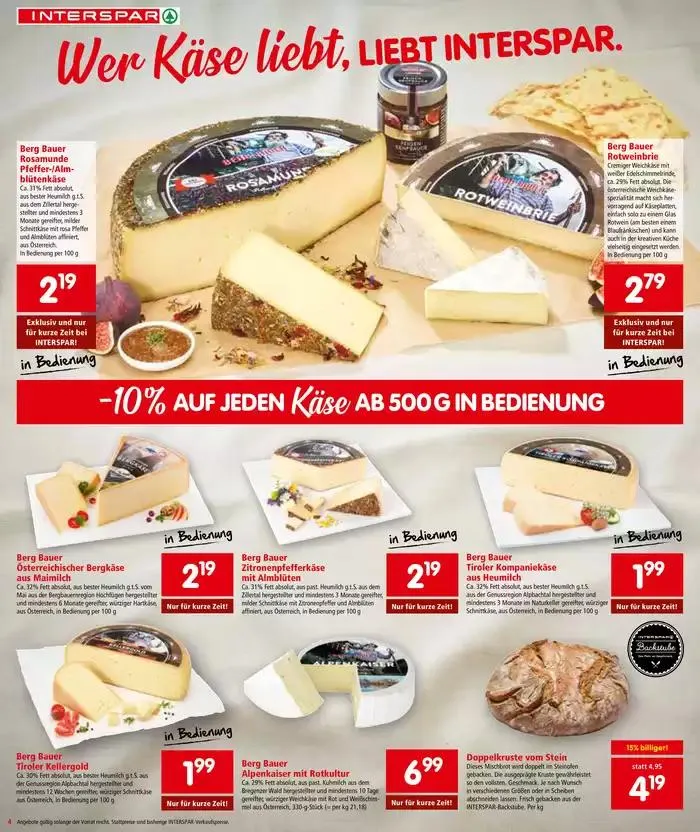 Interspar flugblatt von 29. Oktober bis 12. November 2024 - Flugblätt seite 4
