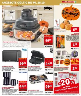 INTERSPAR Flugblatt von 8. Oktober bis 21. Oktober 2026 - Flugblätt seite 21