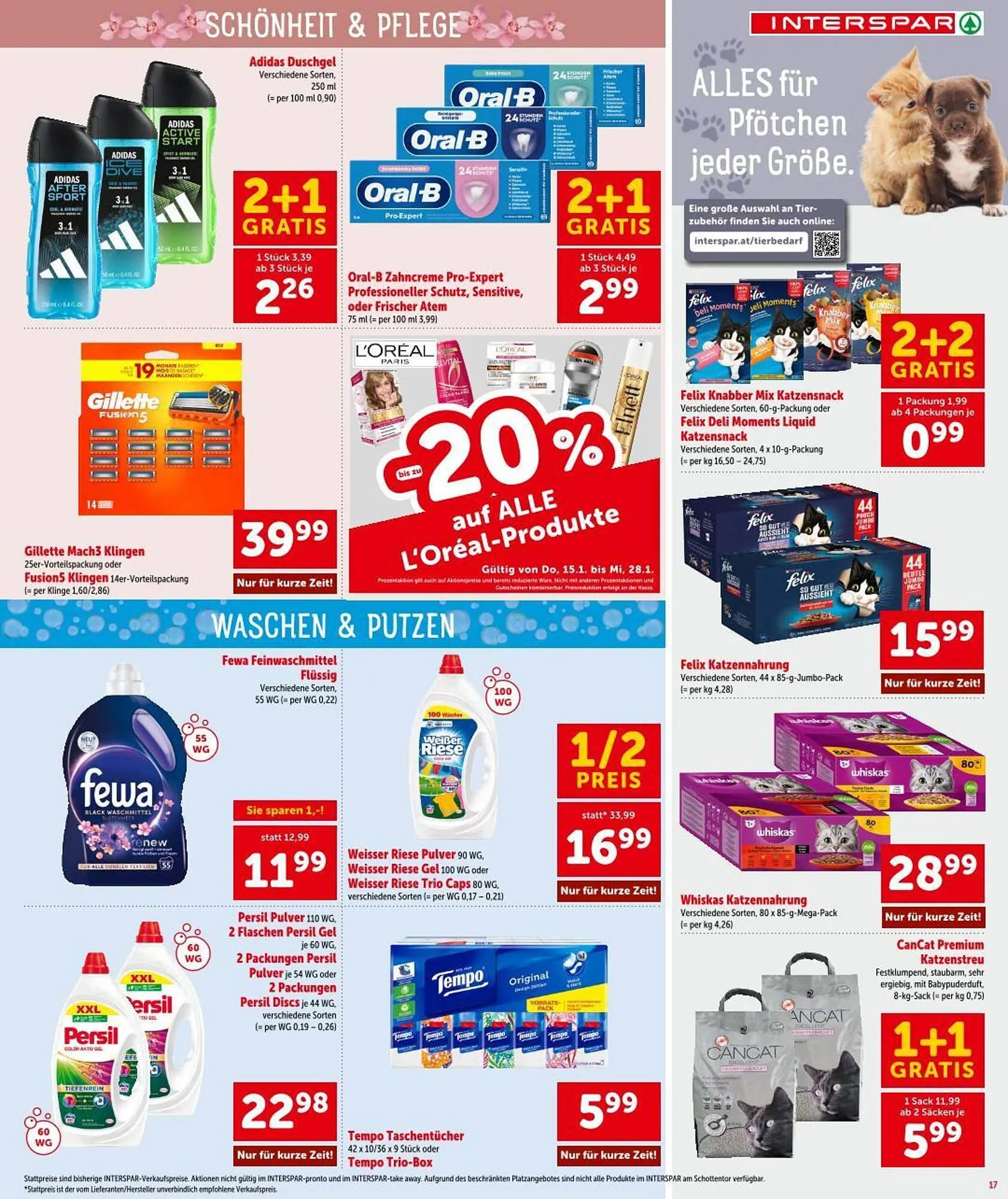 Interspar Flugblatt von 15. Jänner bis 28. Jänner 2026 - Flugblätt seite  17