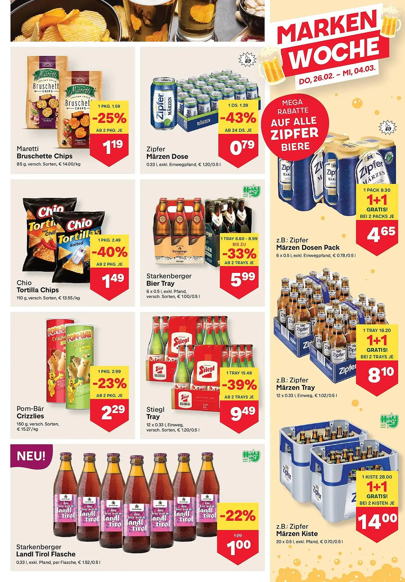 MPreis Flugblatt von 26. Februar bis 4. März 2026 - Flugblätt seite  9
