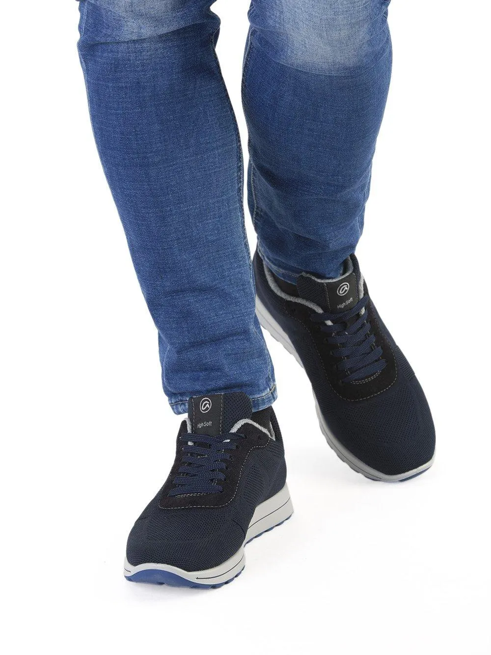 Herren Schnürer Matteo blau