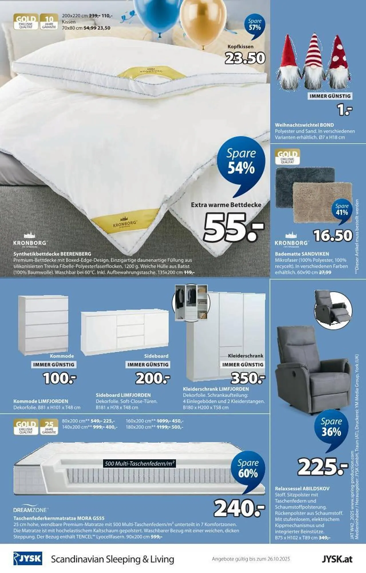 JYSK Flugblatt von 15. Oktober bis 26. Oktober 2025 - Flugblätt seite  16