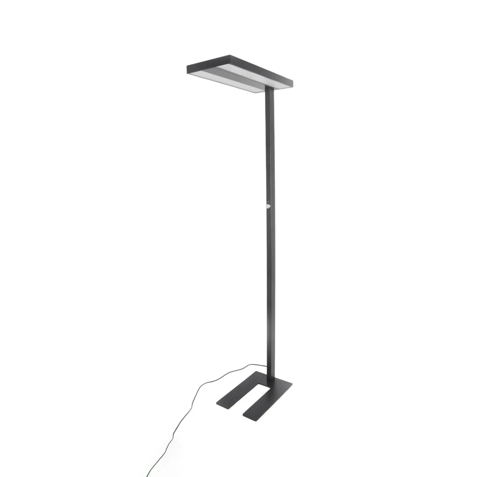 Arcchio LED-Stehlampe Logan Basic, schwarz, 6000 lm, dimmbar