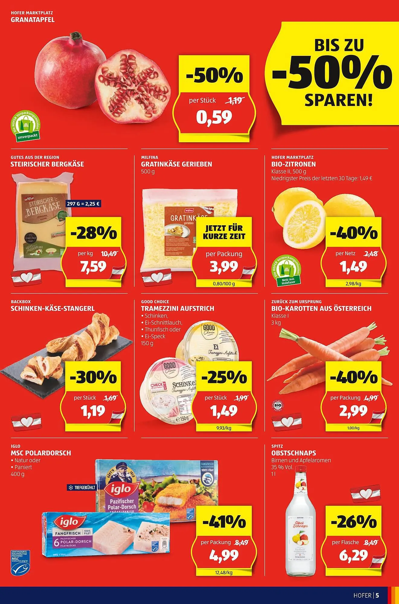 Hofer Flugblatt von 22. September bis 28. September 2023 - Flugblätt seite 5