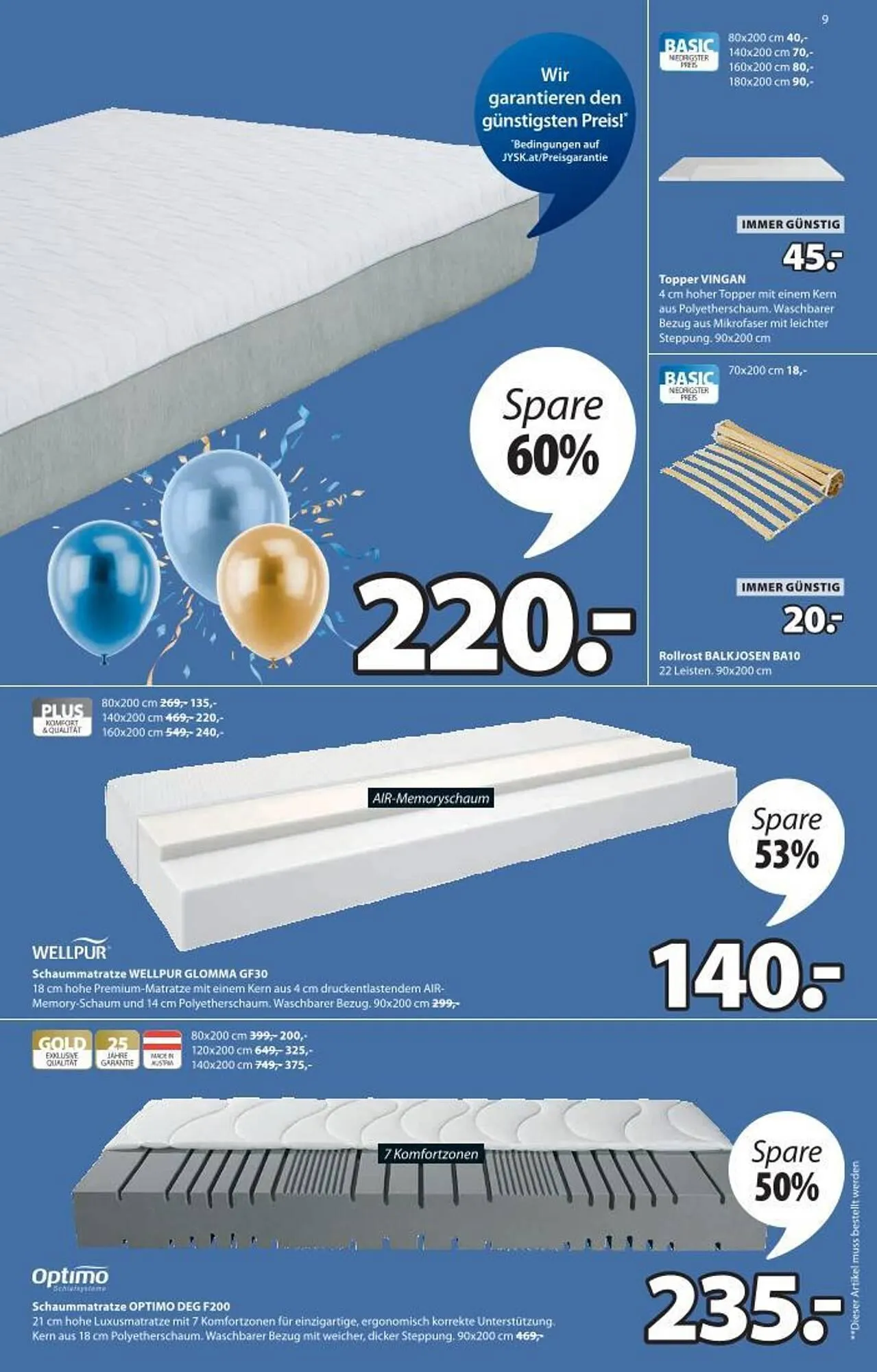 JYSK Flugblatt von 15. Oktober bis 26. Oktober 2025 - Flugblätt seite  9