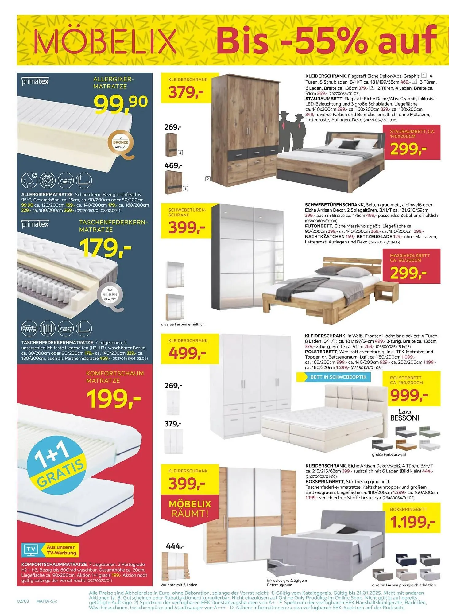 Möbelix Flugblatt von 13. Jänner bis 22. Jänner 2025 - Flugblätt seite 2