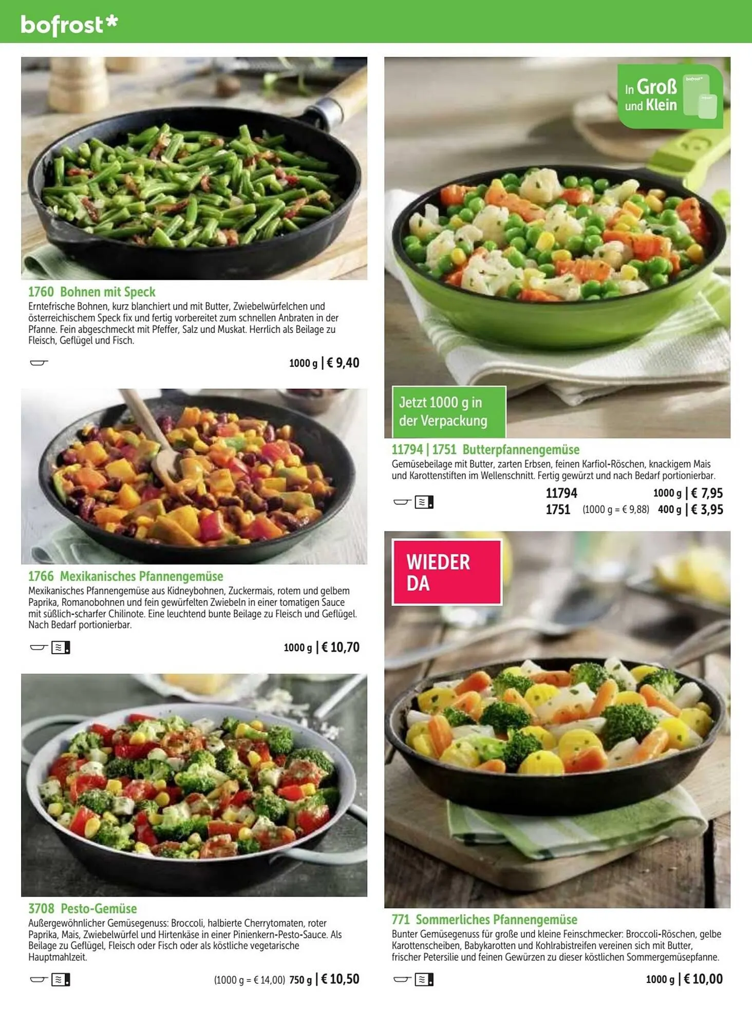 Bofrost Flugblatt von 1. März bis 31. August 2023 - Flugblätt seite  42