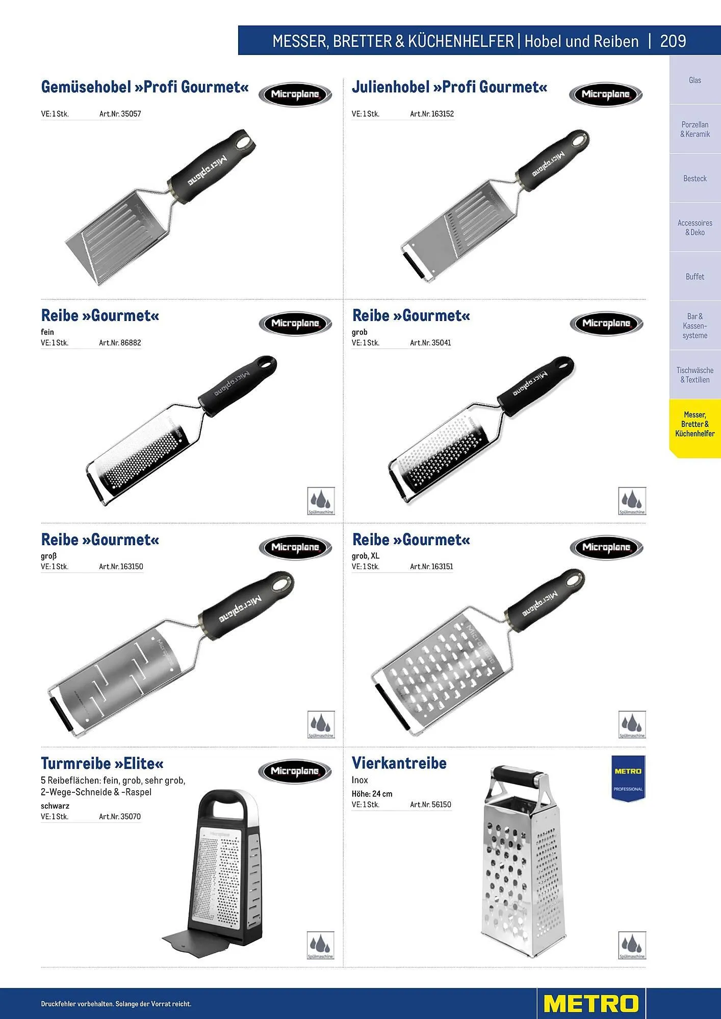 Metro Flugblatt von 25. März bis 31. Dezember 2026 - Flugblätt seite  209