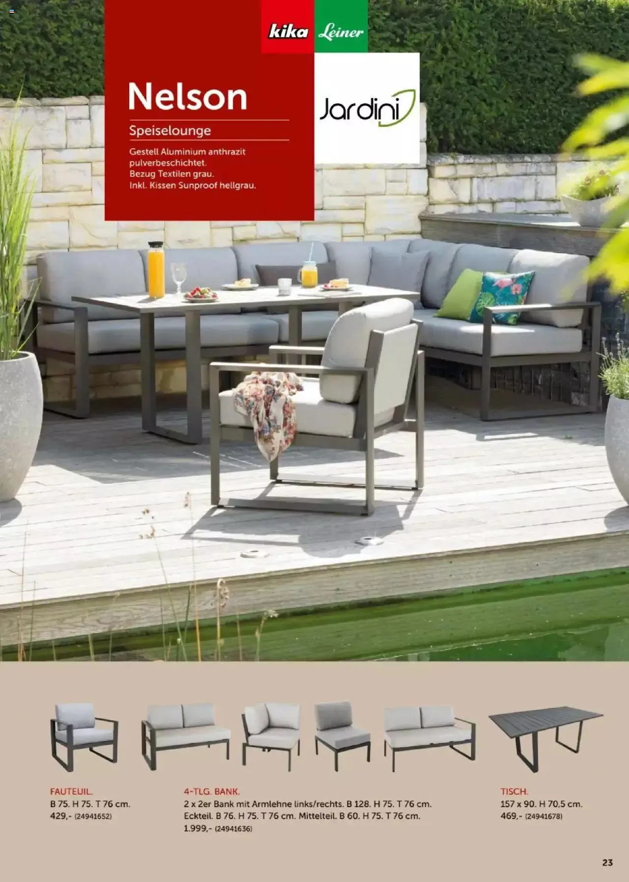 Leiner Garten Katalog 2024 von 4. März bis 30. September 2024 - Flugblätt seite  23