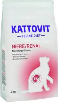 KATTOVIT Feline Diet Niere/Renal für Katzen 4 kg