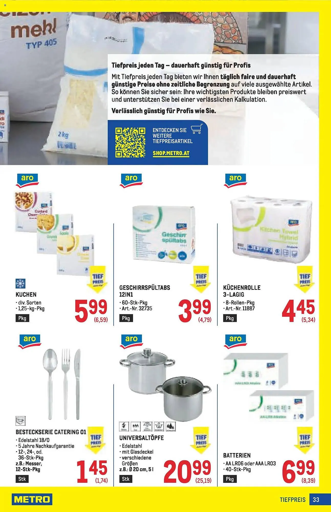 Metro Flugblatt von 22. Jänner bis 4. Februar 2026 - Flugblätt seite  33