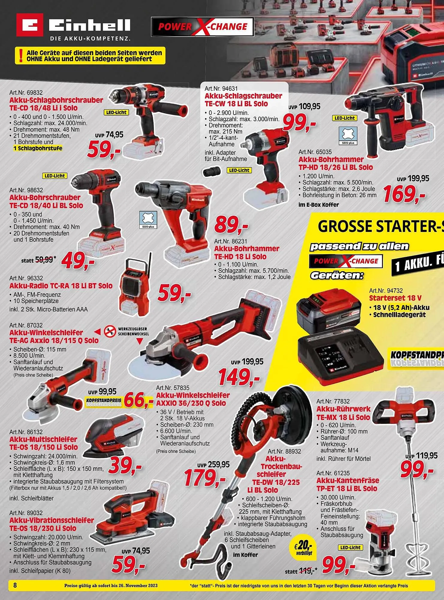 Zgonc Flugblatt von 1. November bis 26. November 2023 - Flugblätt seite 8