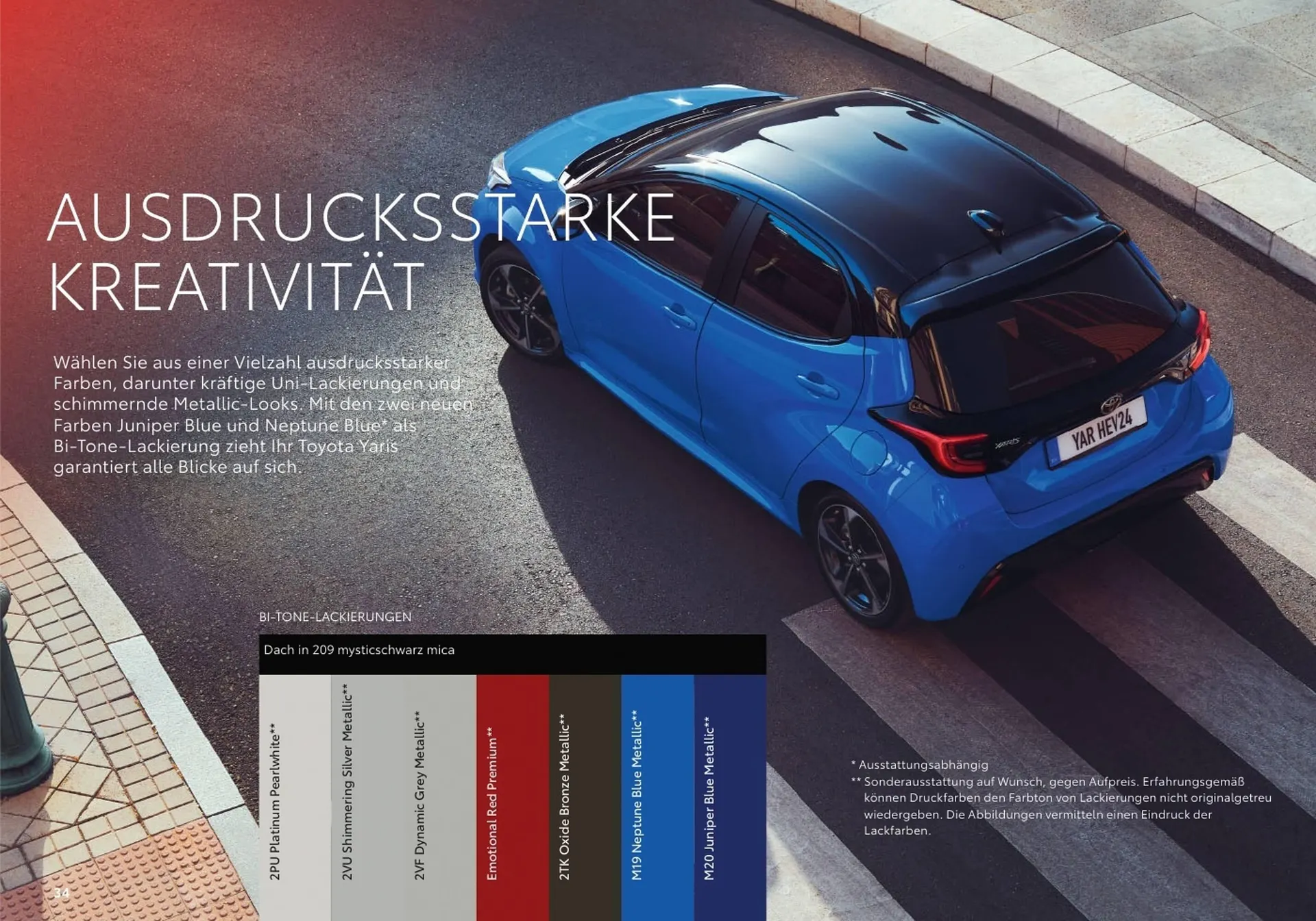 Toyota Flugblatt von 1. April bis 20. Oktober 2026 - Flugblätt seite  34