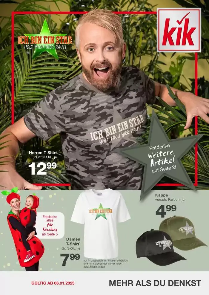 KiK Angebote von 30. Jänner bis 13. Februar 2025 - Flugblätt seite 1