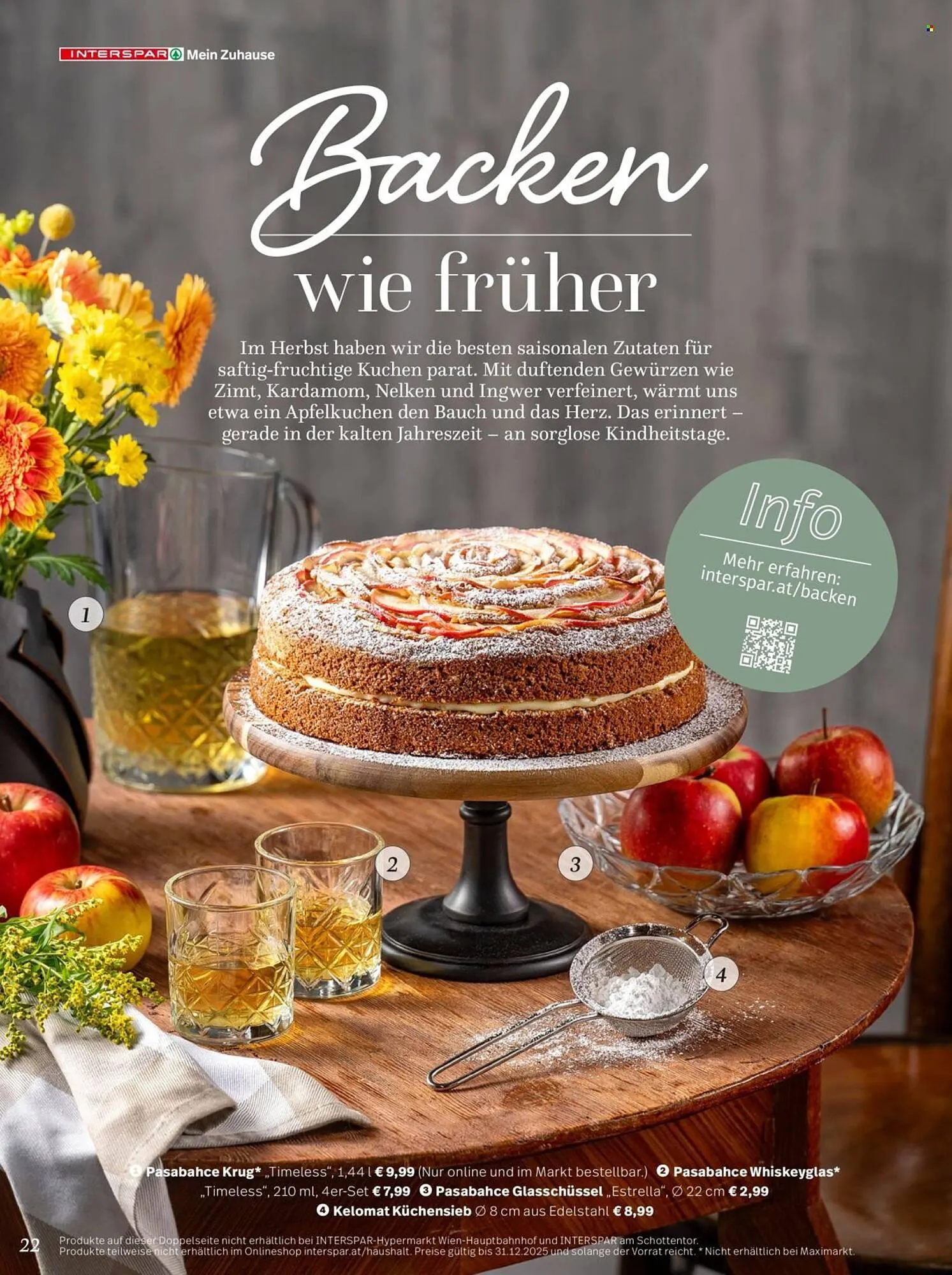 Interspar Flugblatt von 29. September bis 31. Dezember 2025 - Flugblätt seite 22