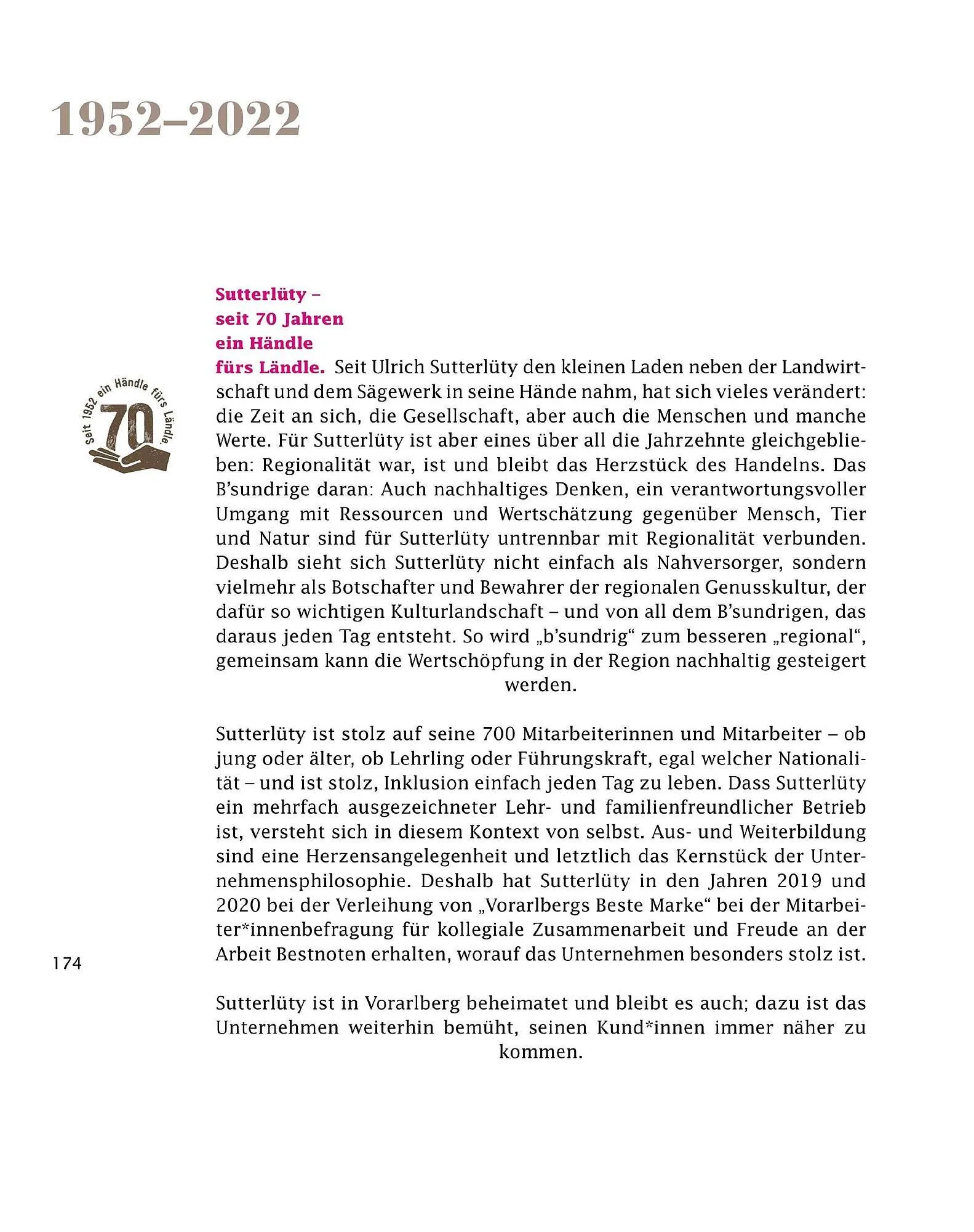 Sutterlüty Flugblatt von 21. Juli bis 31. Dezember 2025 - Flugblätt seite  174