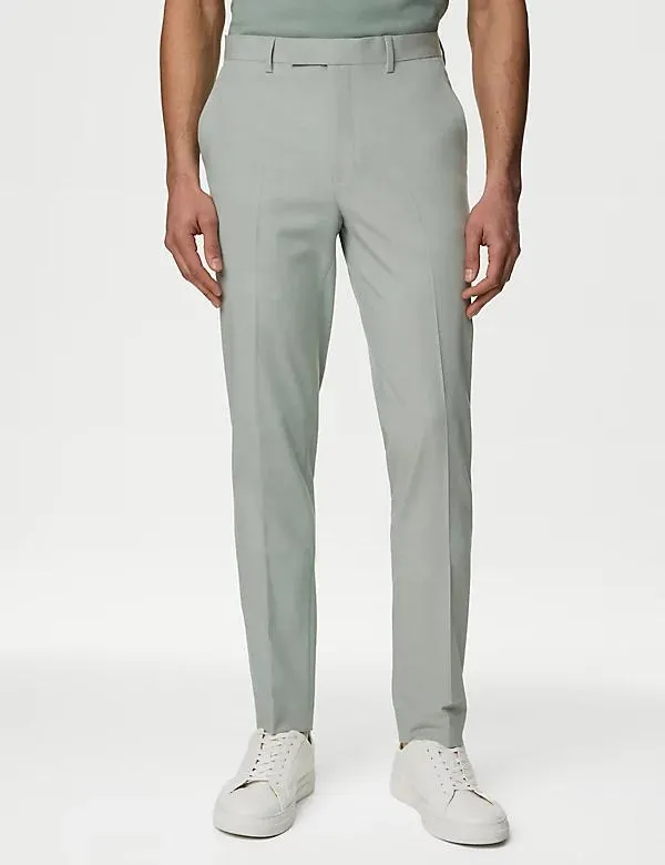 Pružné kalhoty úzkého střihu